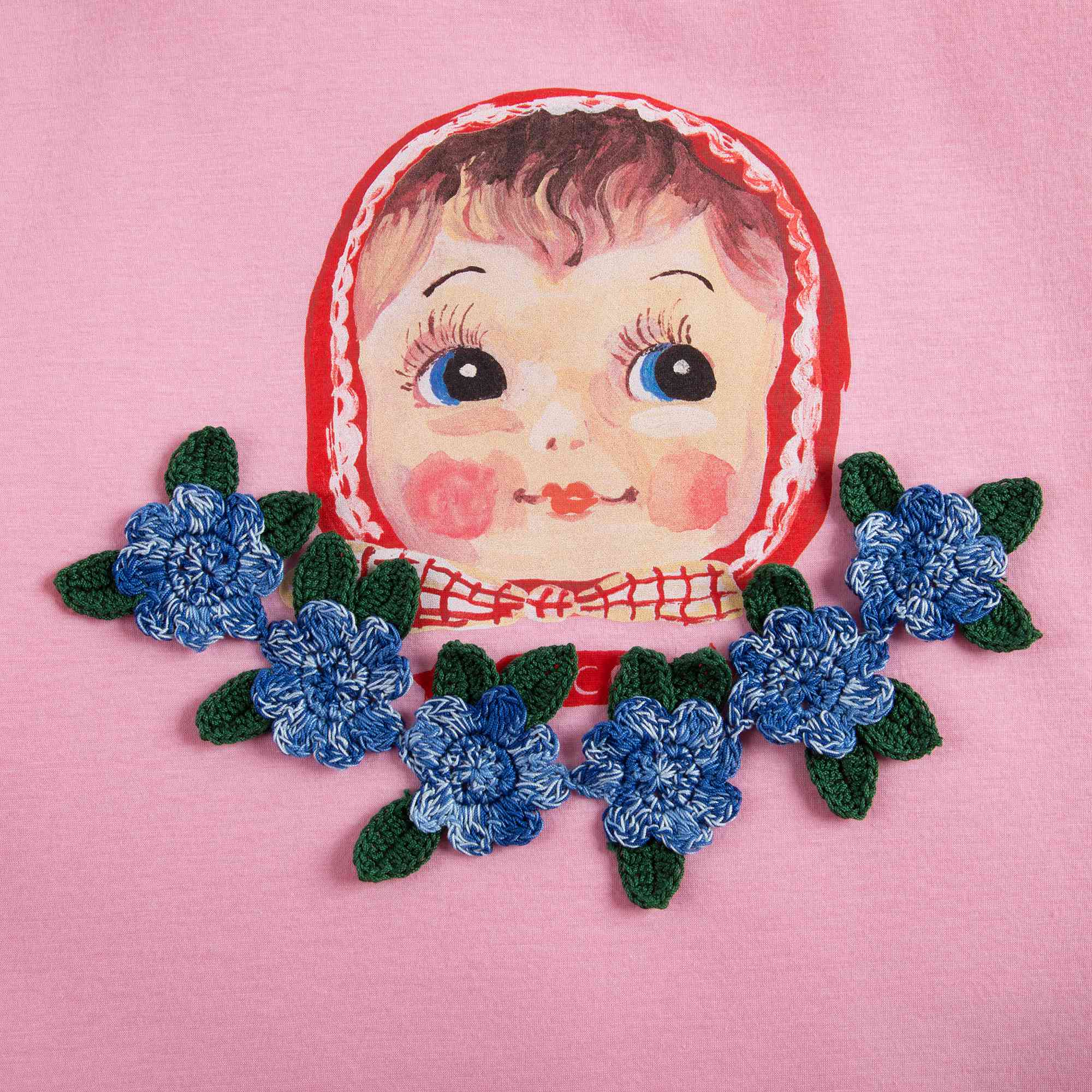 Baby Girls Pink Cotton Sweatshirt
