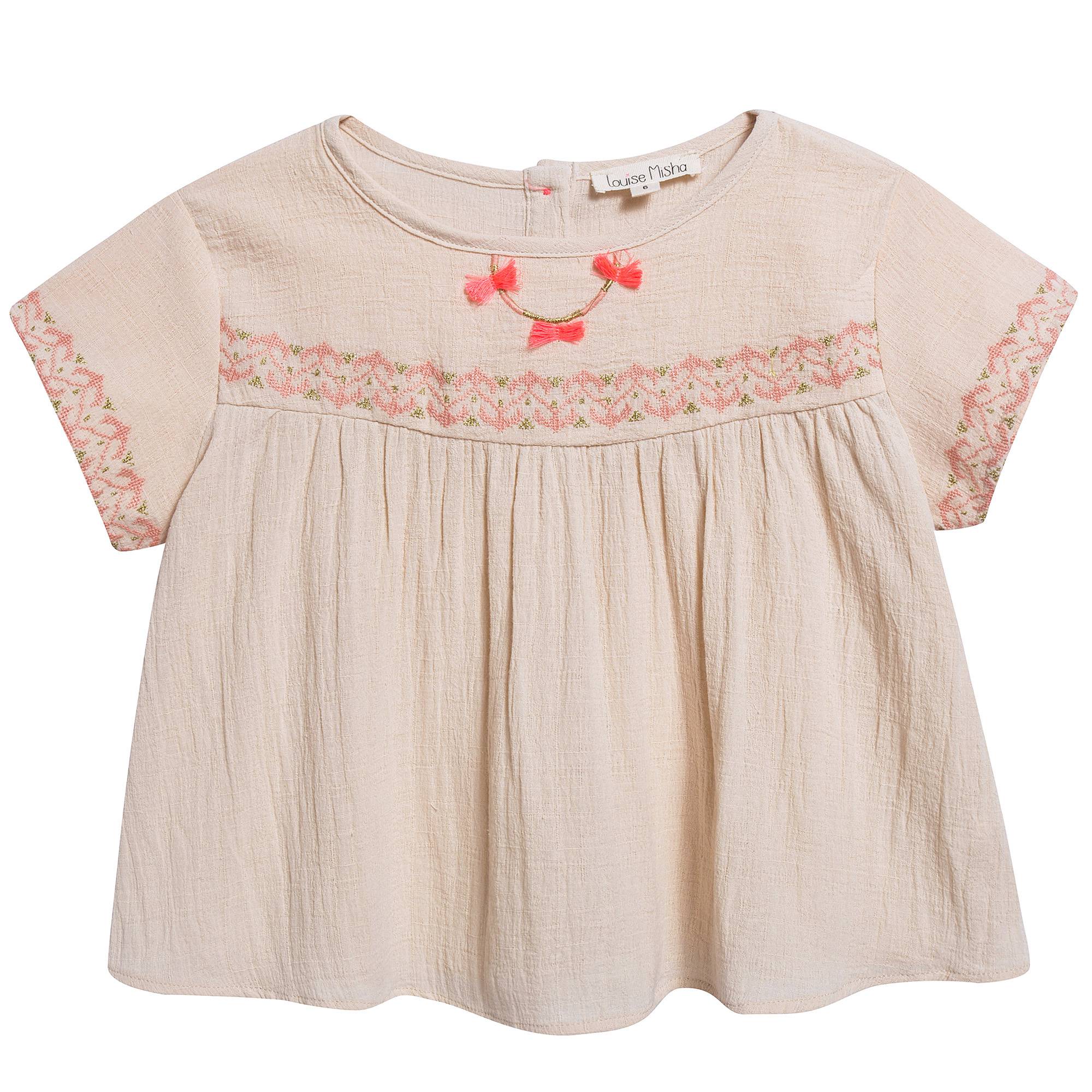 Girls Beige "Kabylie" Top