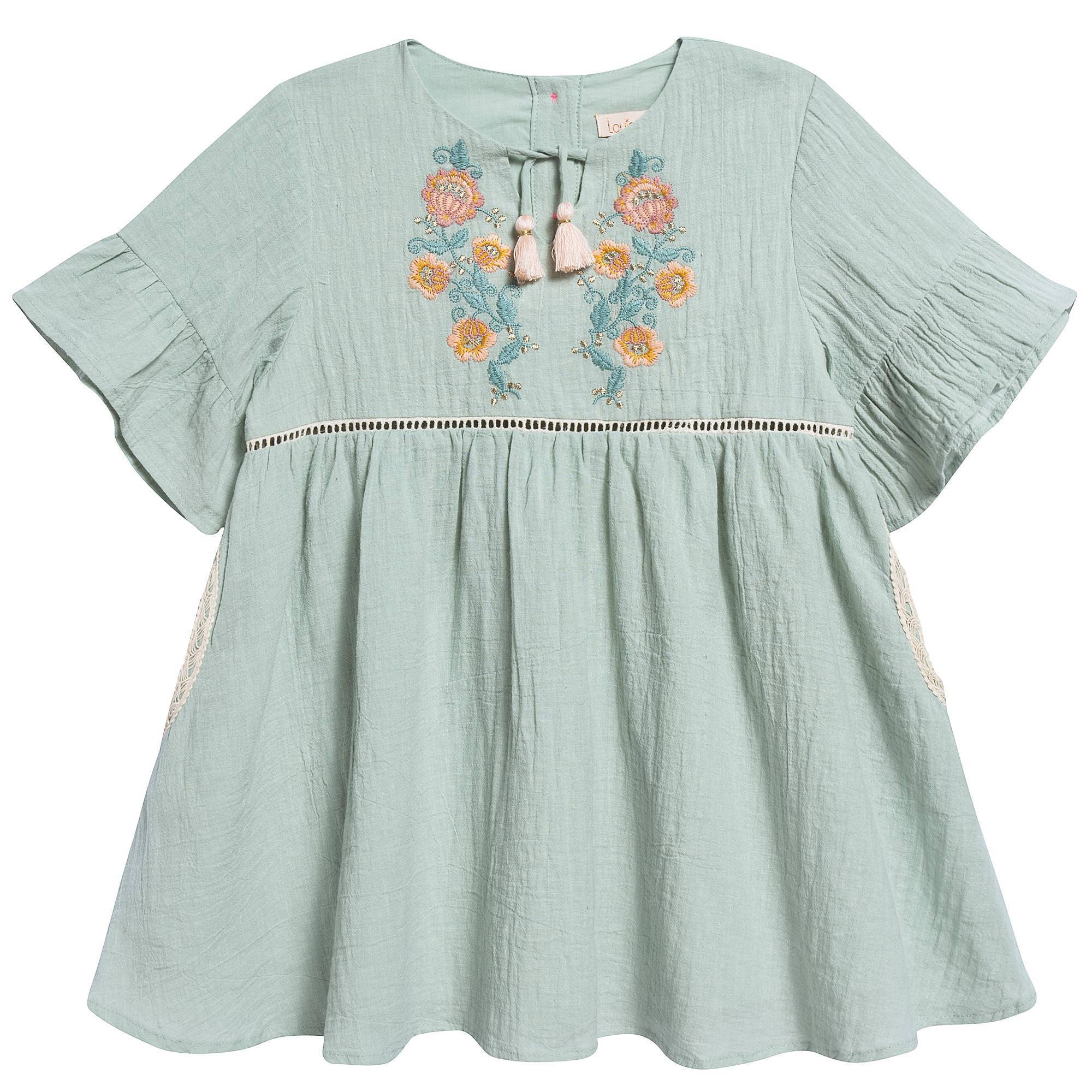 Girls Almond "Sakina" Dress