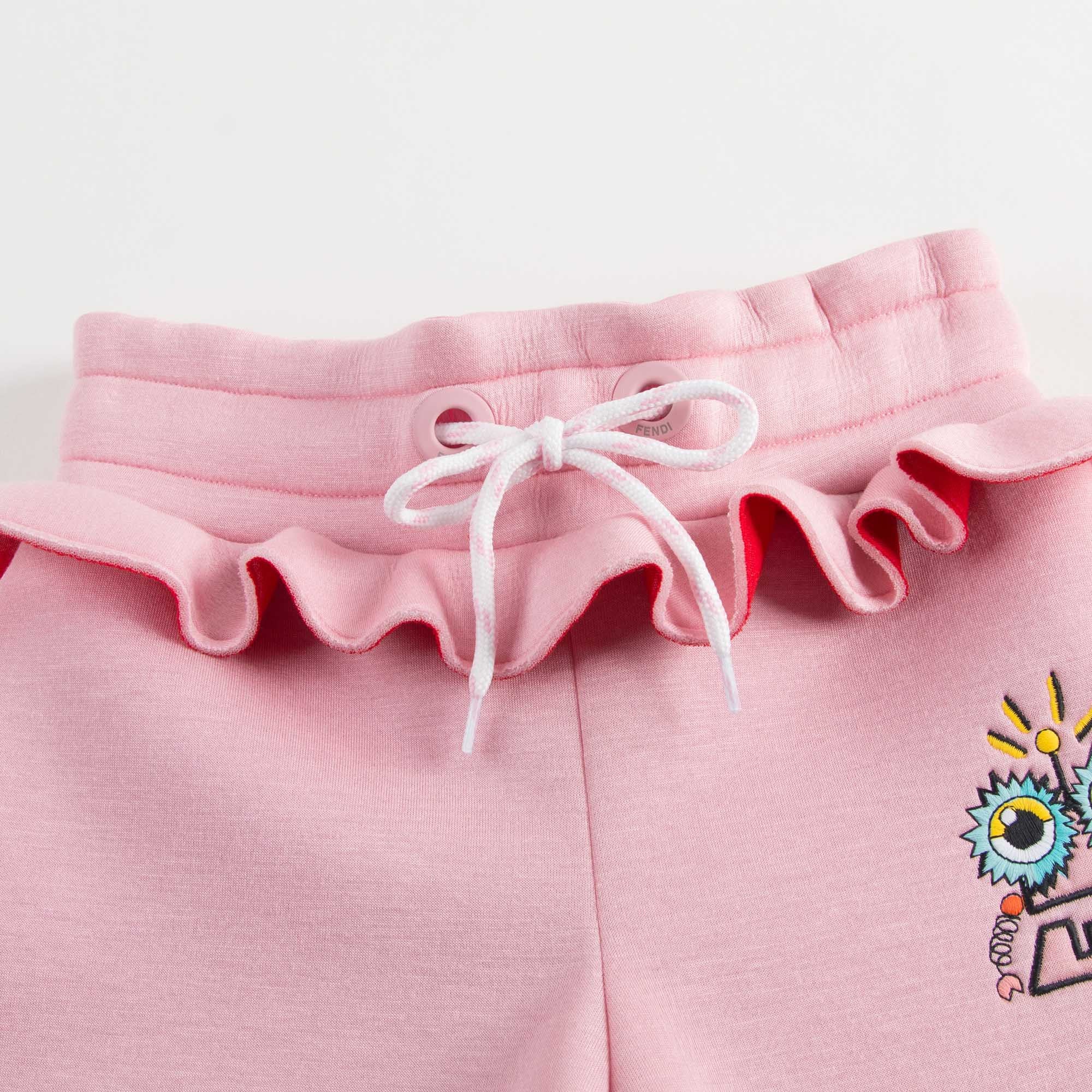 Girls Pink Neoprene Trousers