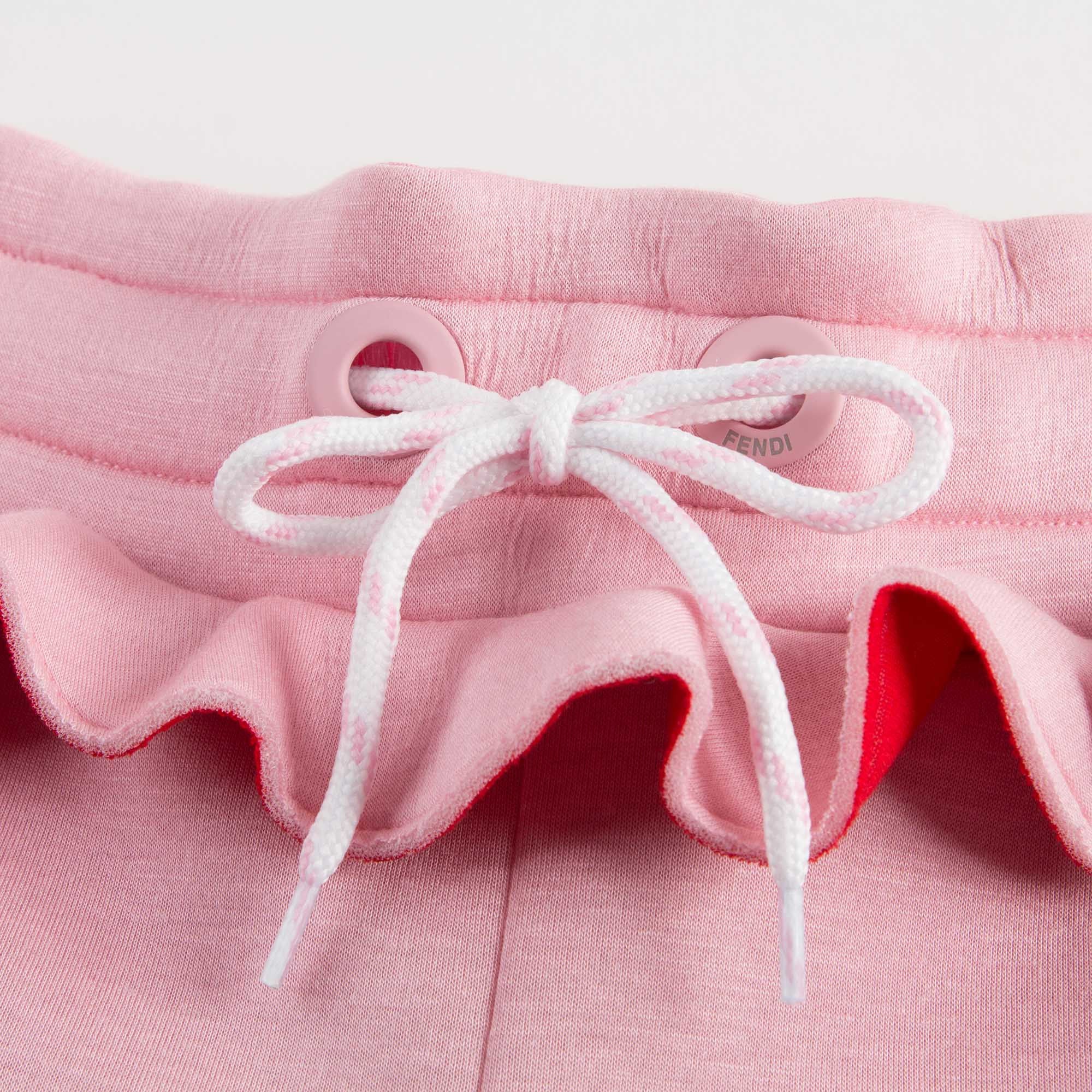Girls Pink Neoprene Trousers