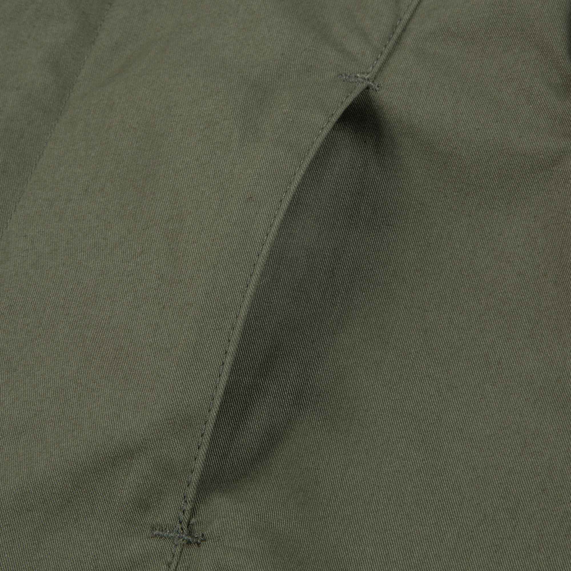 Boys Military Green Cotton Jacket