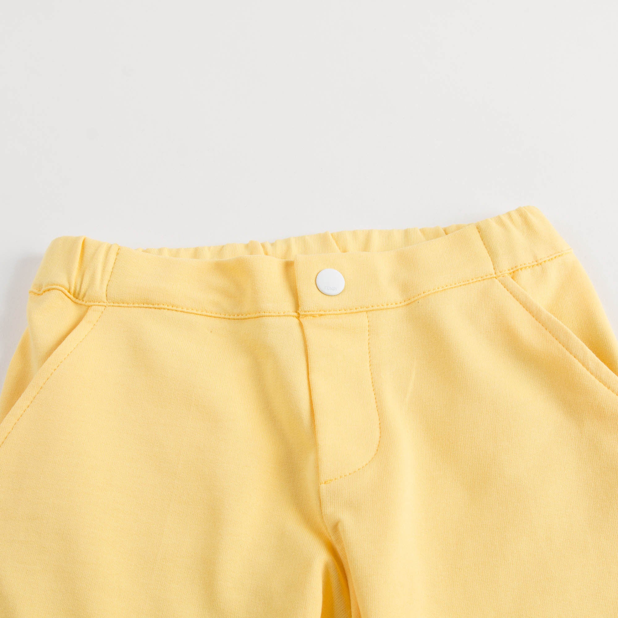 Baby Girls Yellow Neoprene Trousers