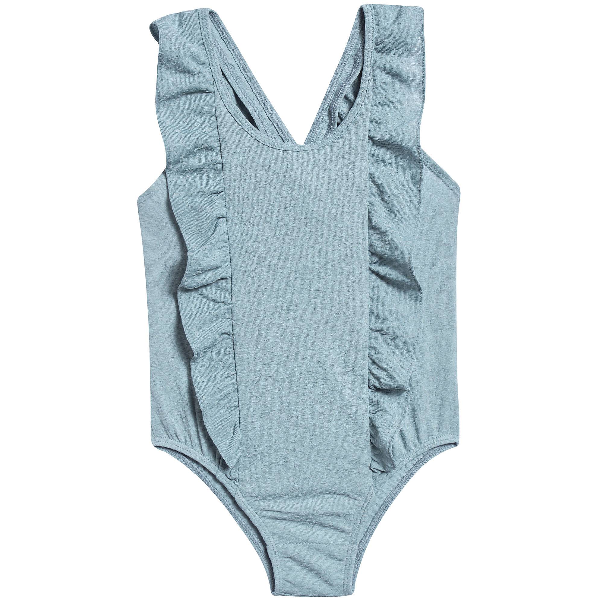 Girls Blue "Cachou" Swimsuit