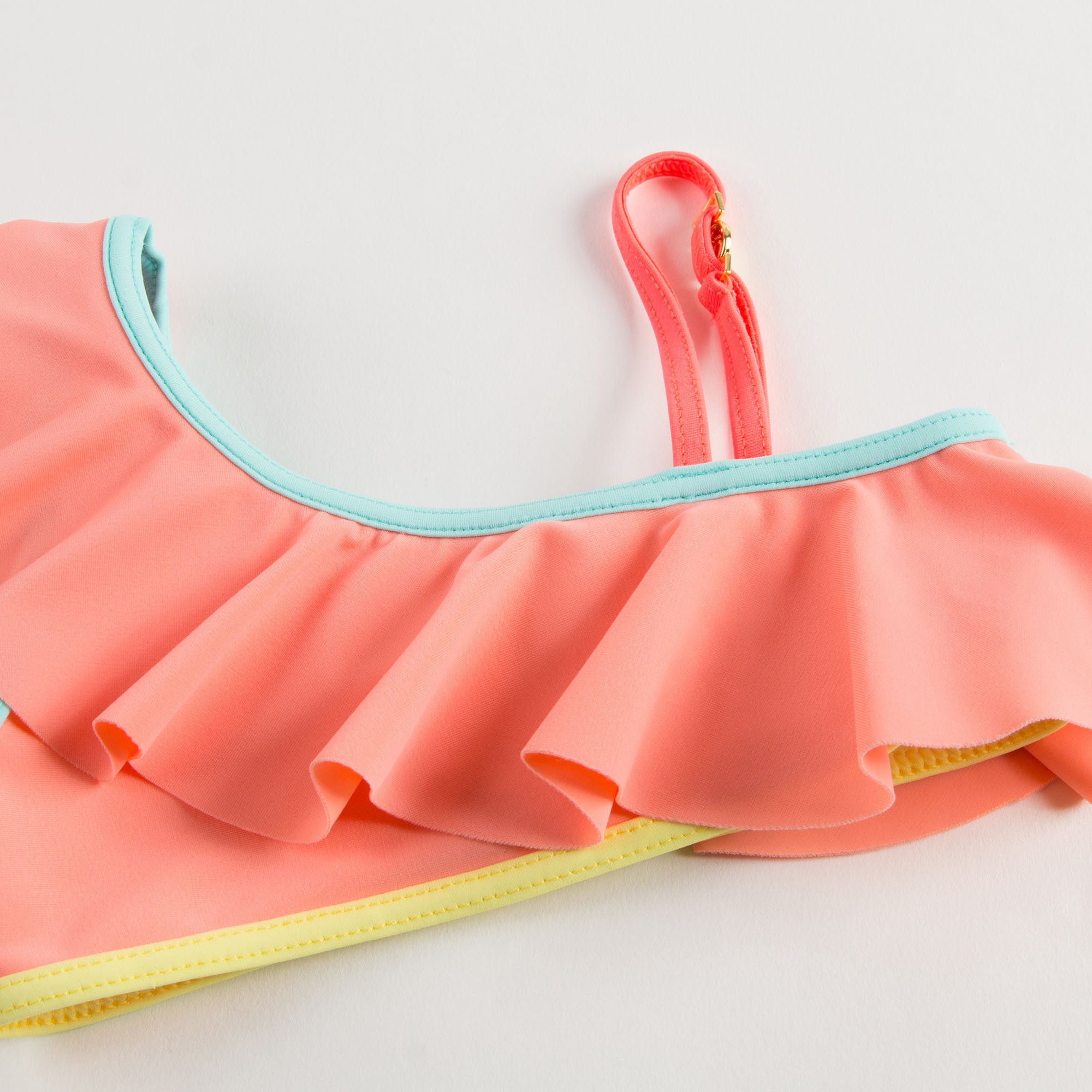 Girls Orange Peach Bikini