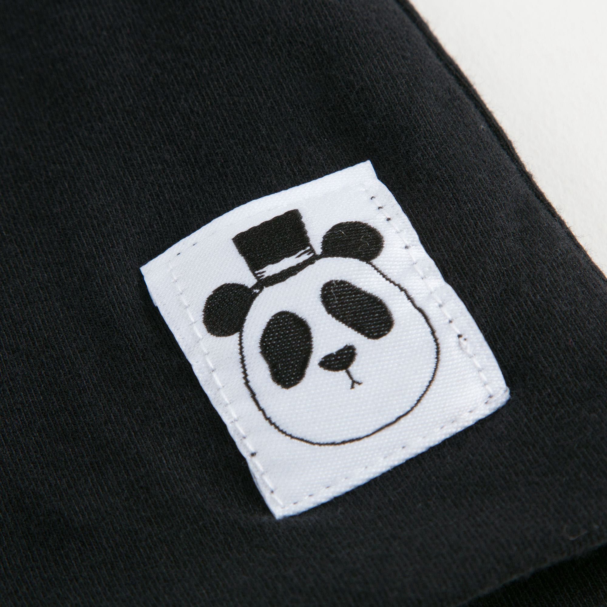 Boys & Girls Black Panda Hat