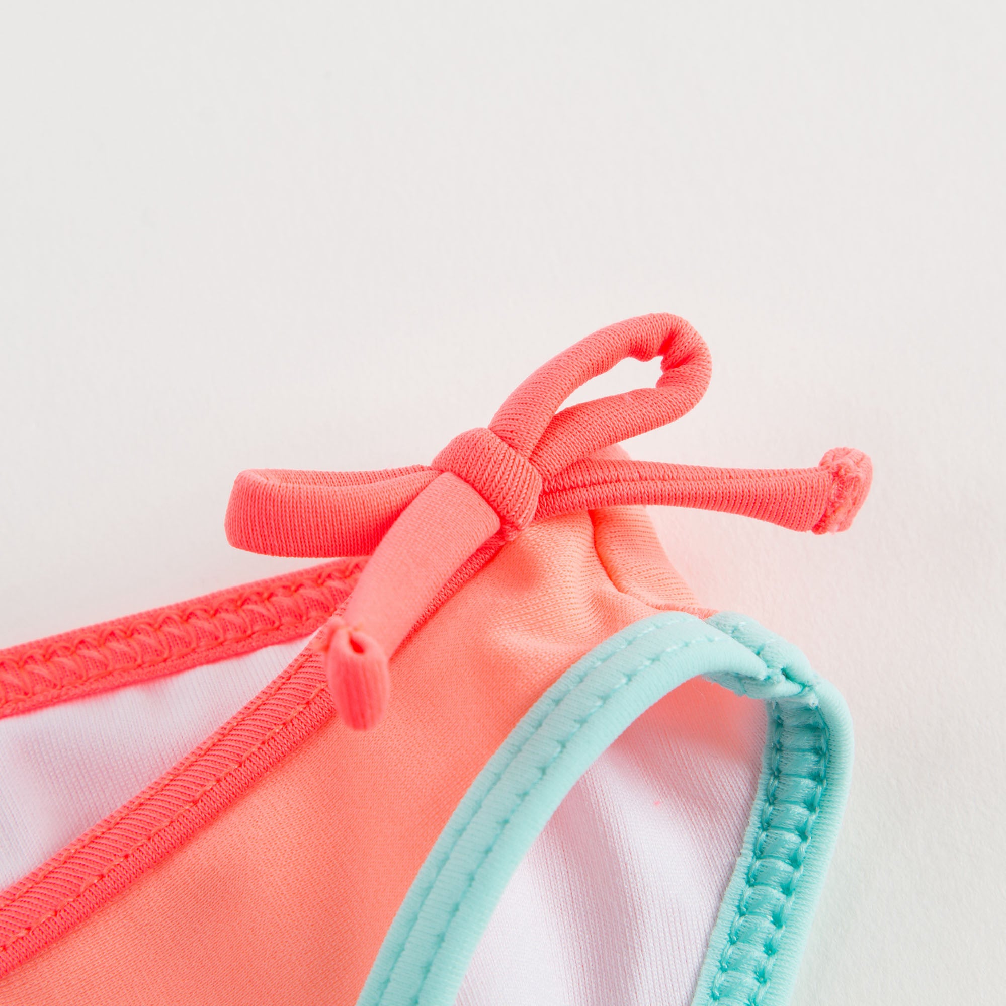 Girls Orange Peach Bikini