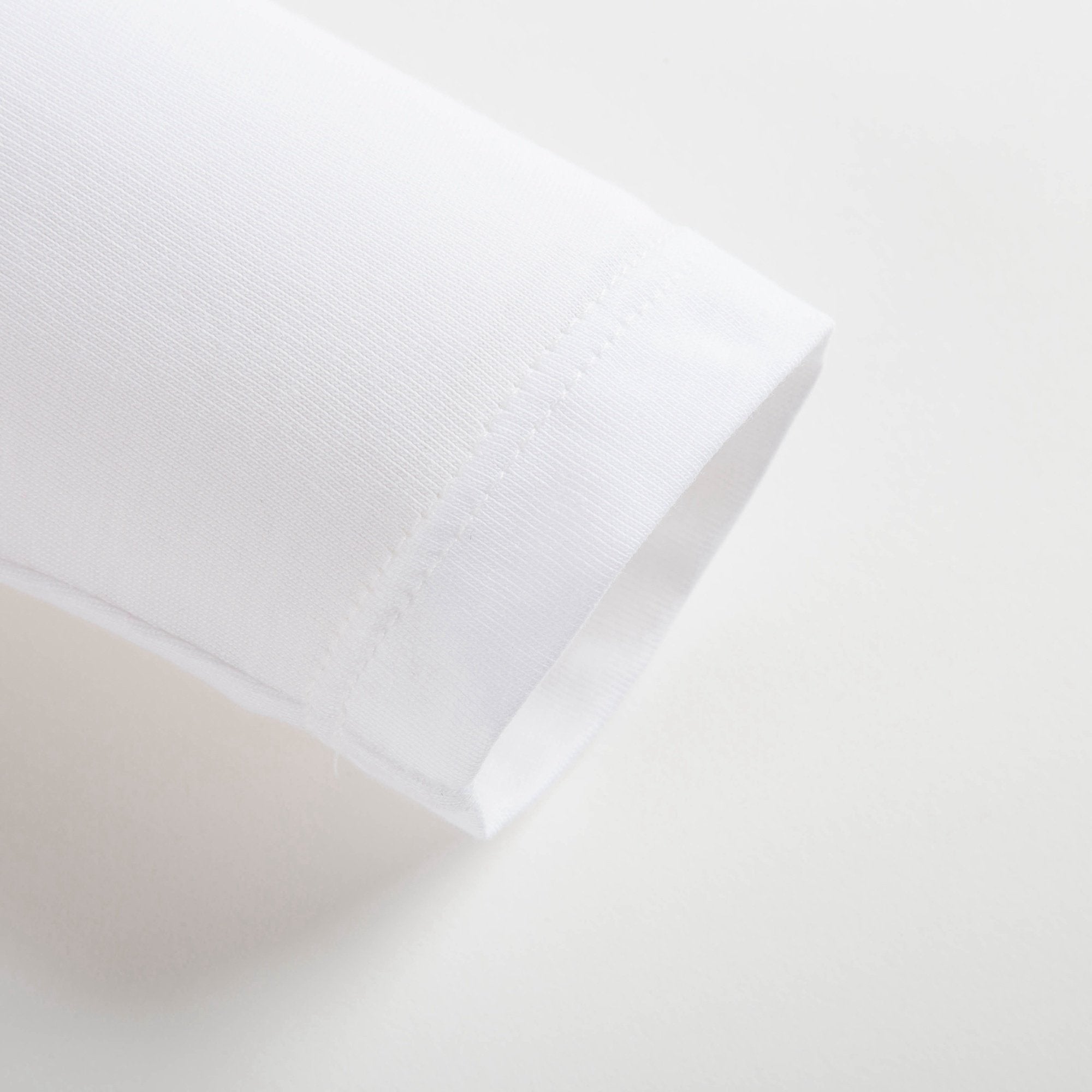 Girls White Cotton T-shirt