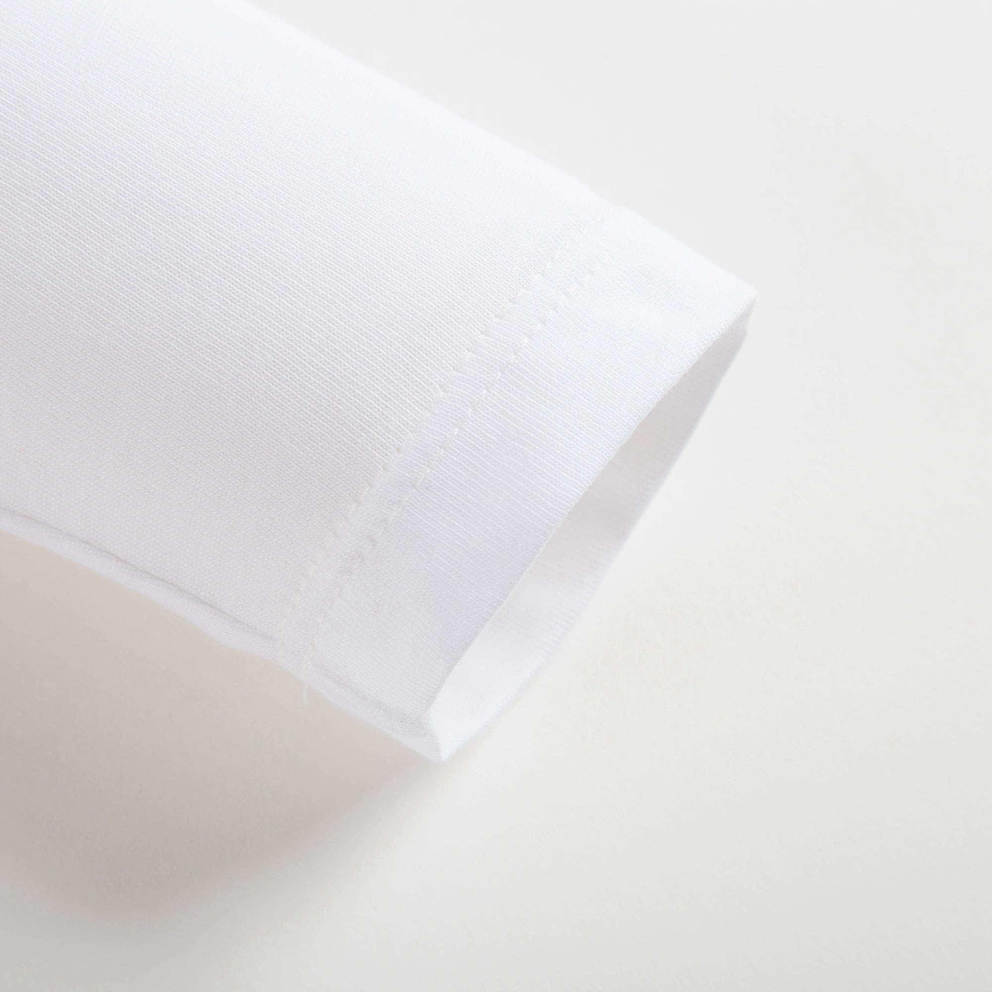 Girls White Cotton T-shirt