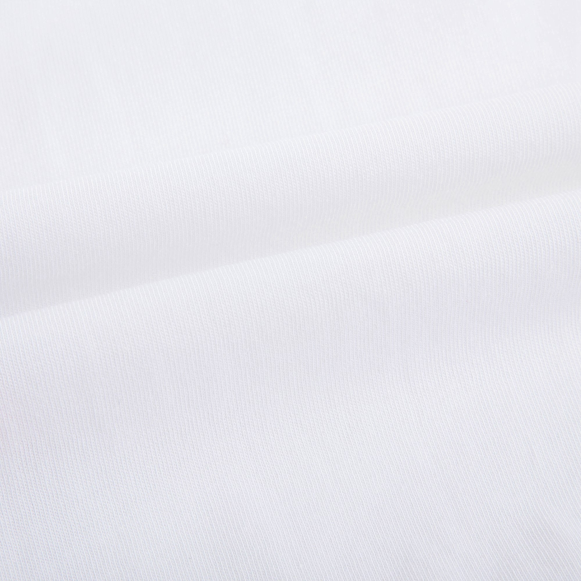 Girls White Cotton T-shirt