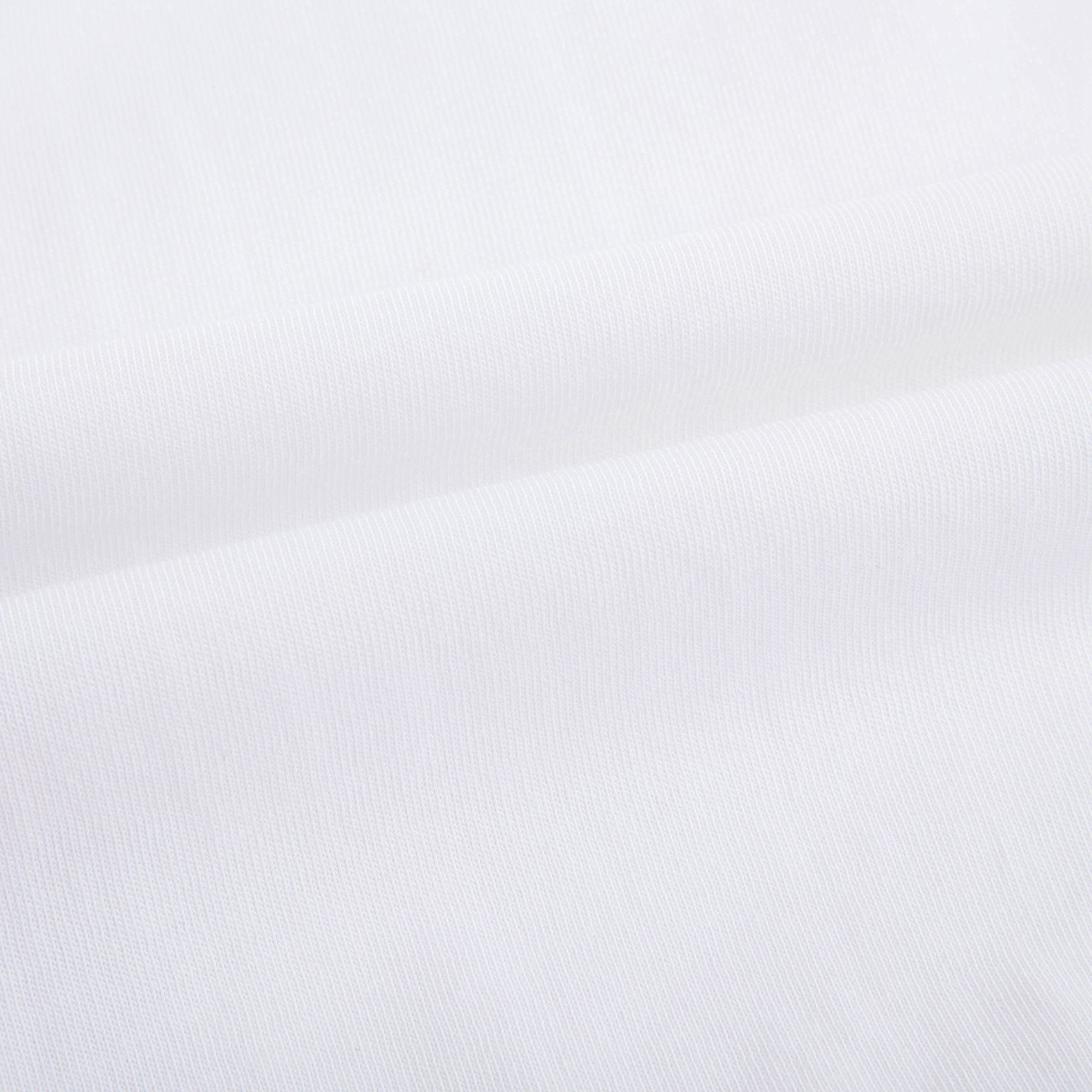 Girls White Cotton T-shirt