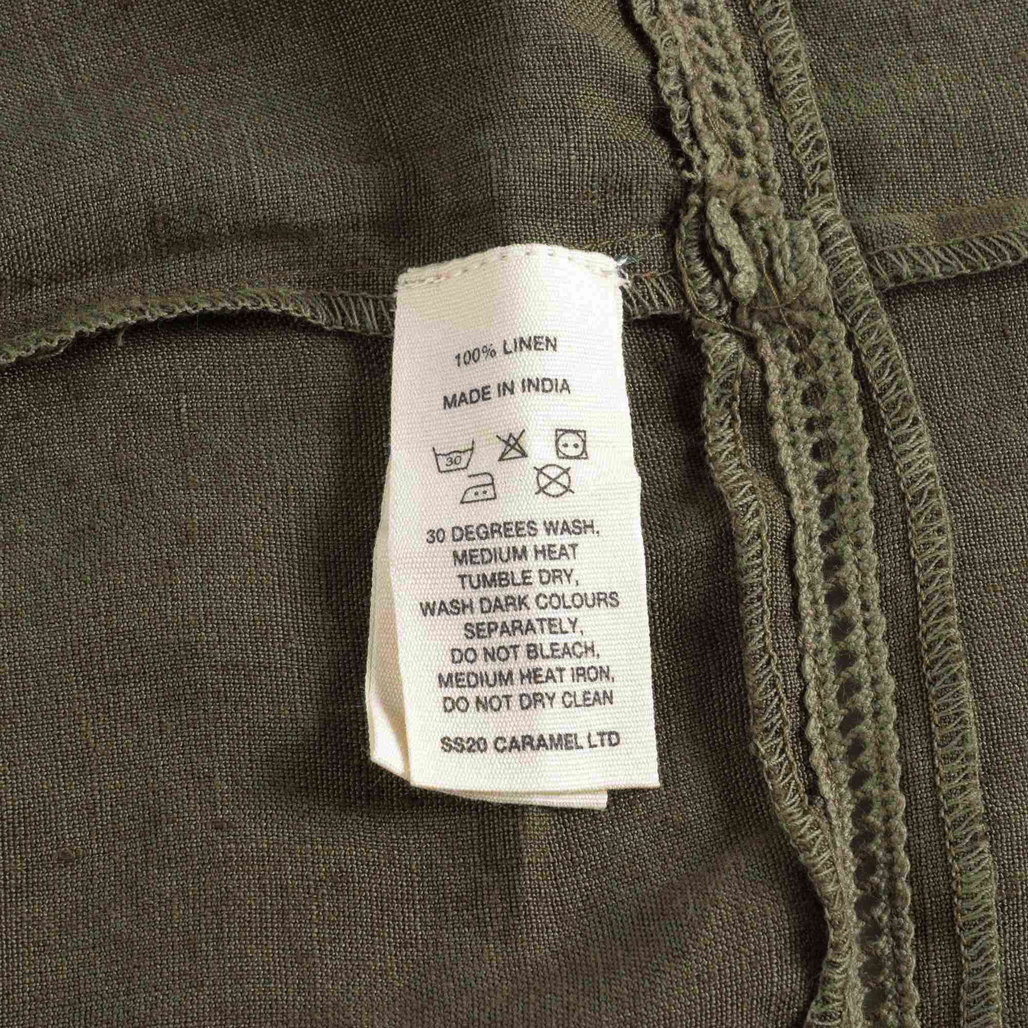 Girls Army Green Dress