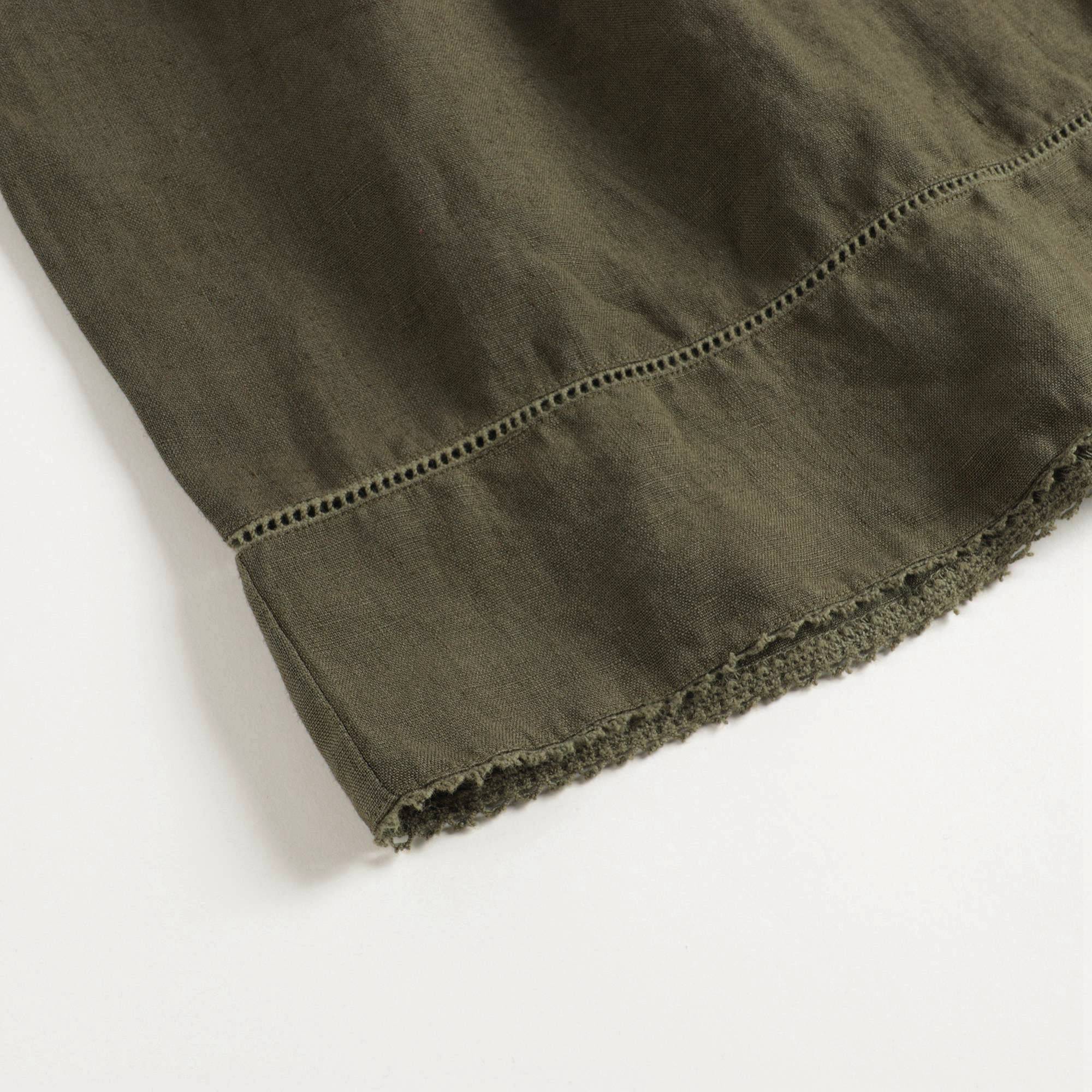 Girls Army Green Dress