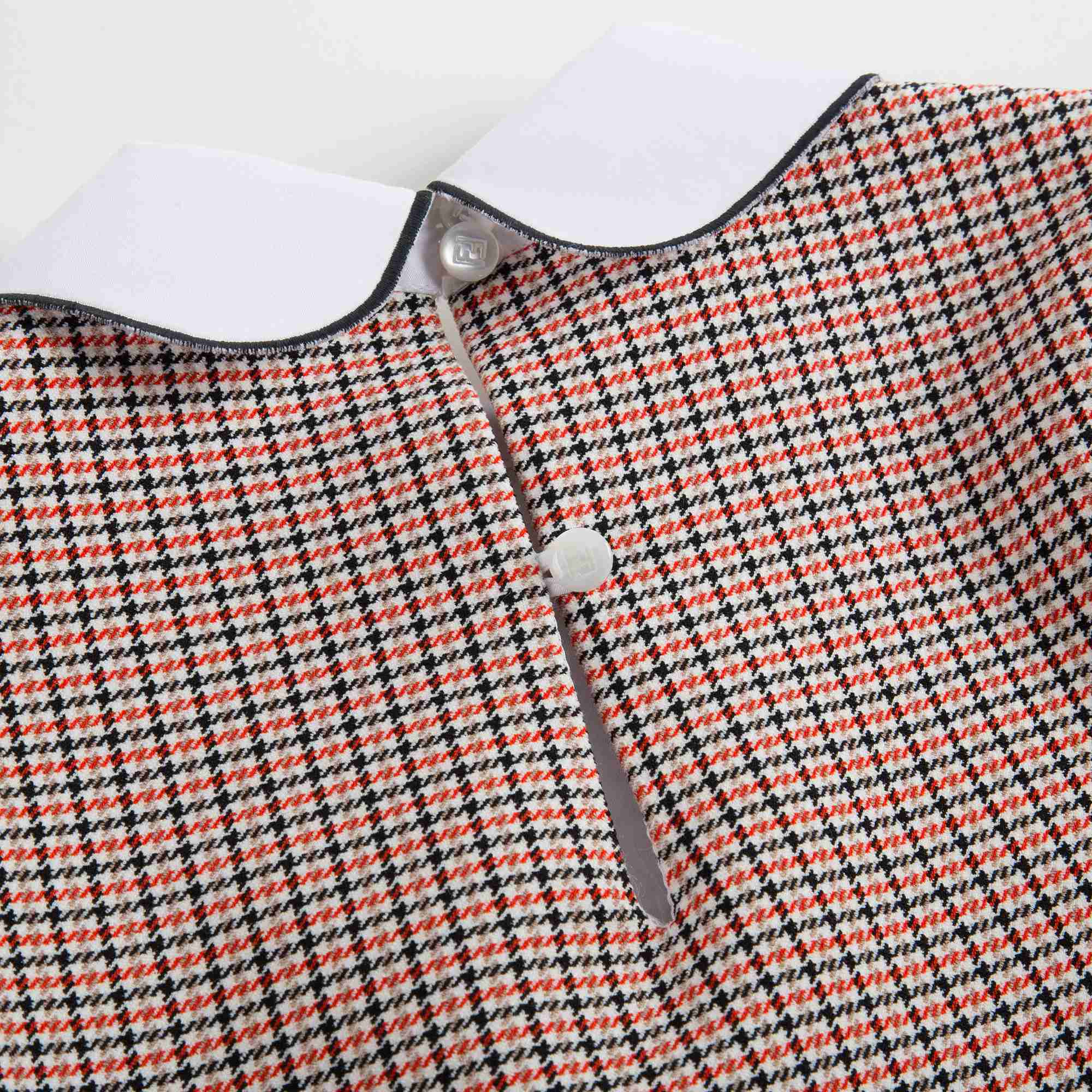 Girls Rose Check Dress