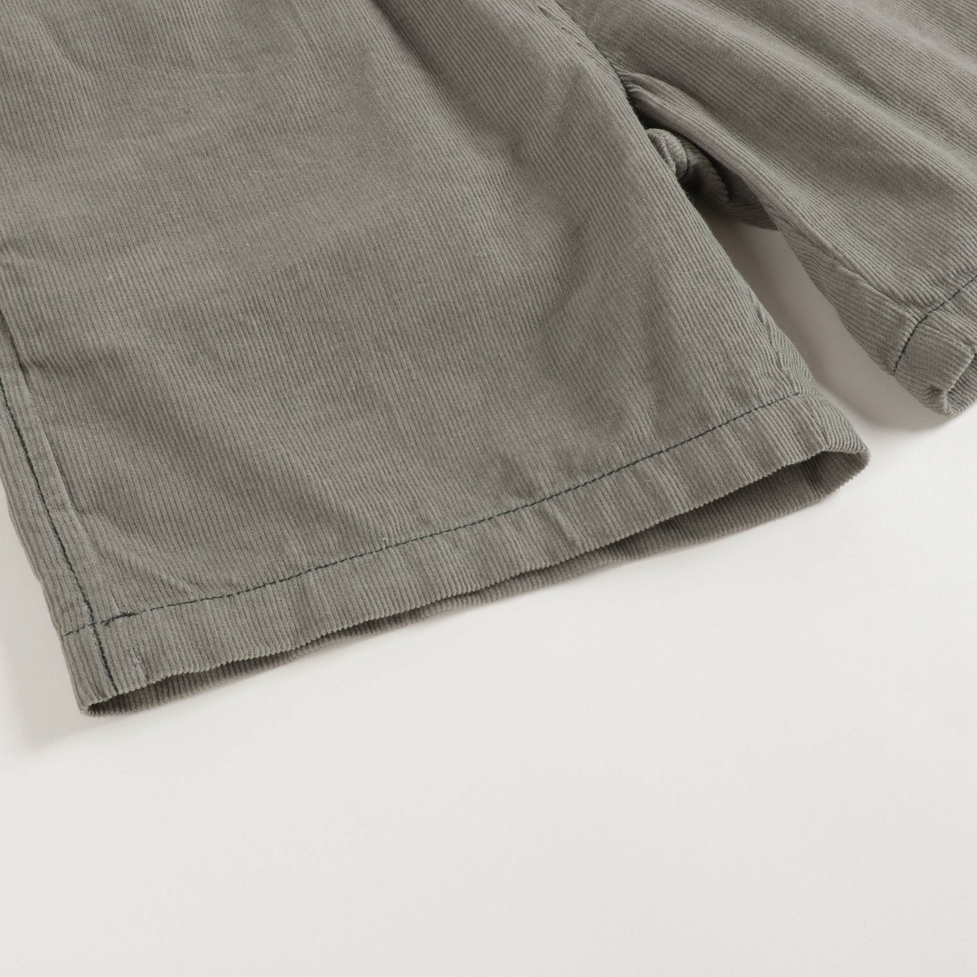 Boys & Girls Light Green Cotton Shorts