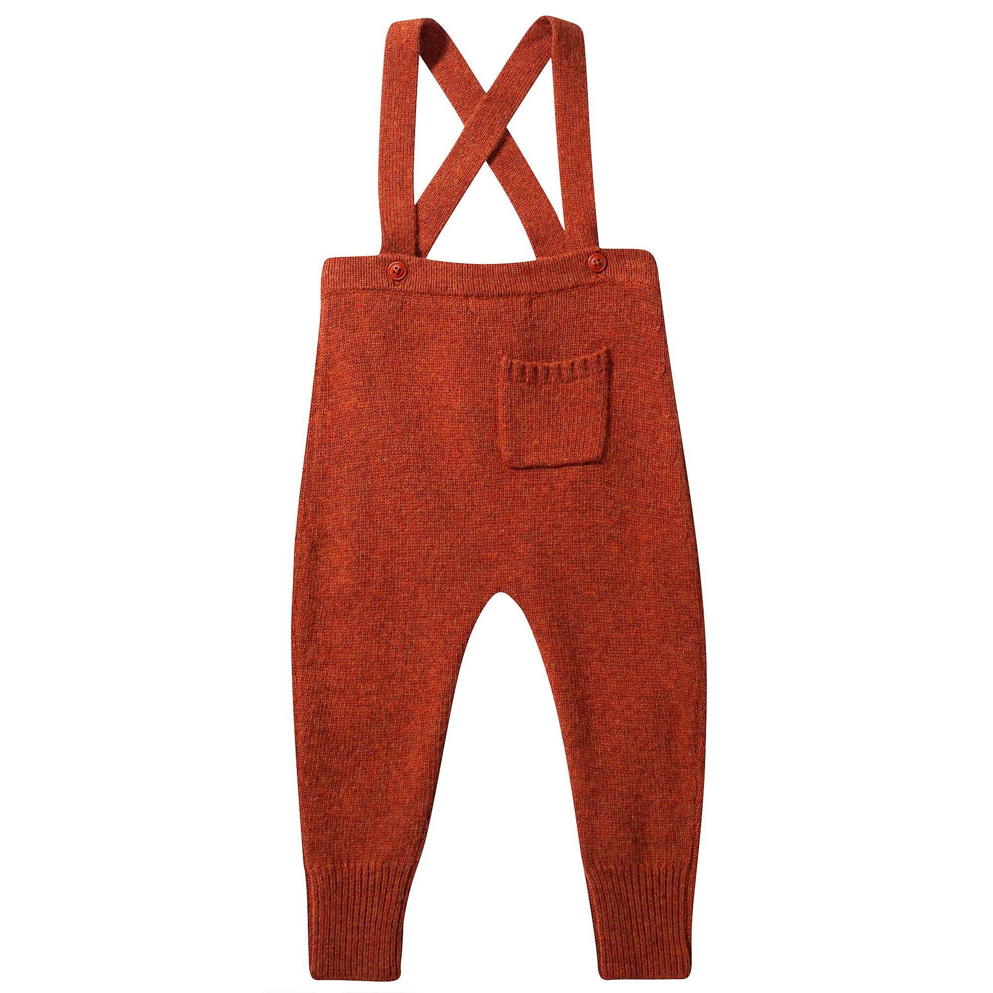 Baby Red Knitted Romper