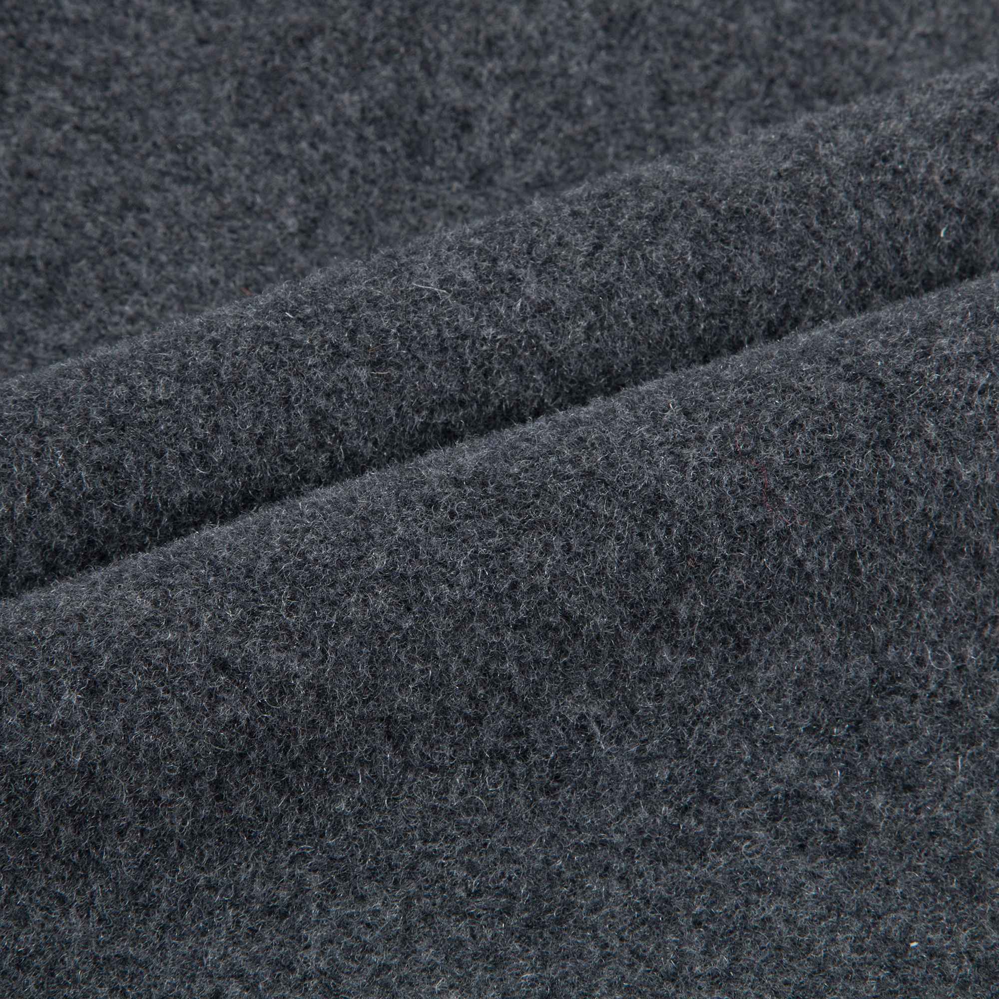 Girls Melange Grey Wool Coat