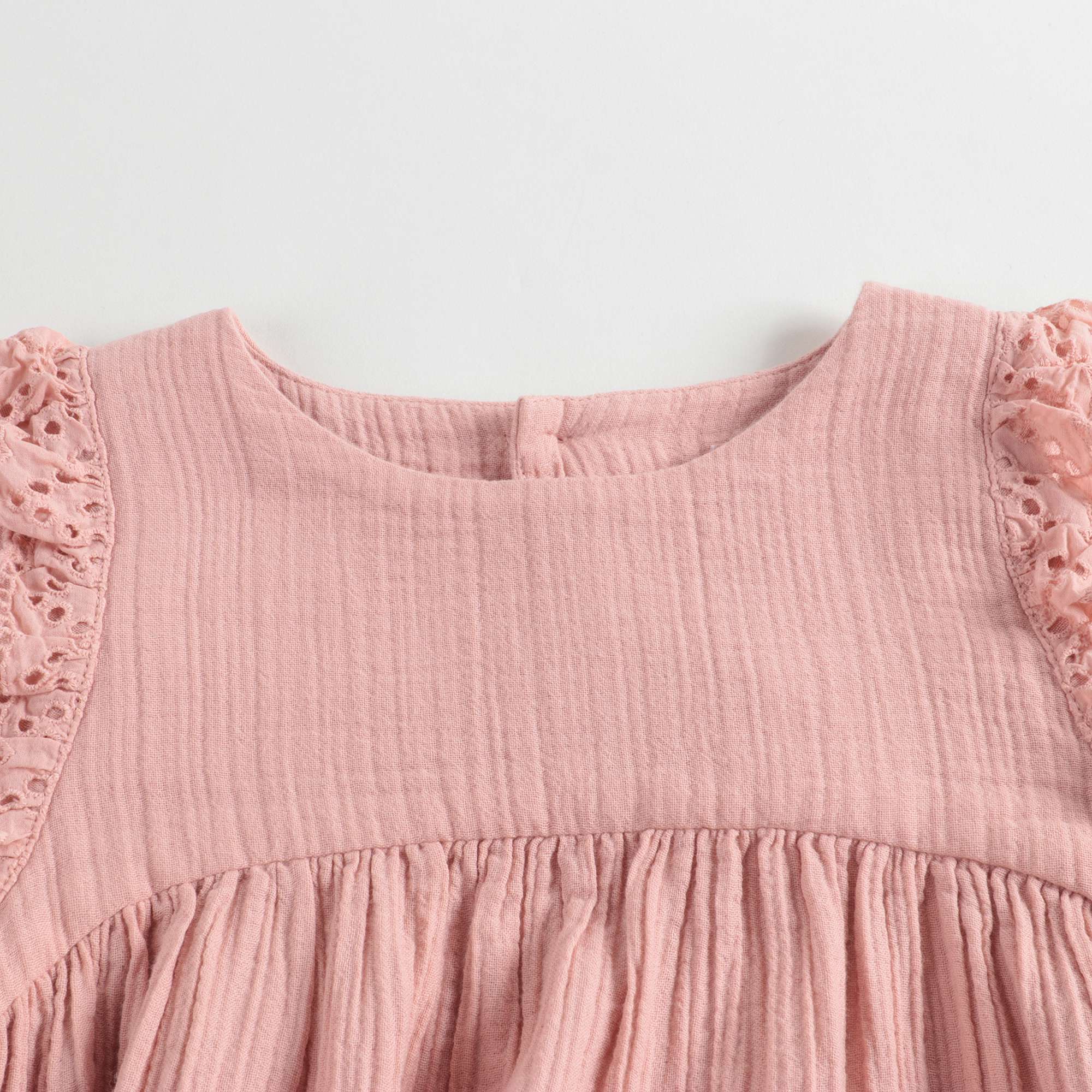Girls Pink Cotton Dress