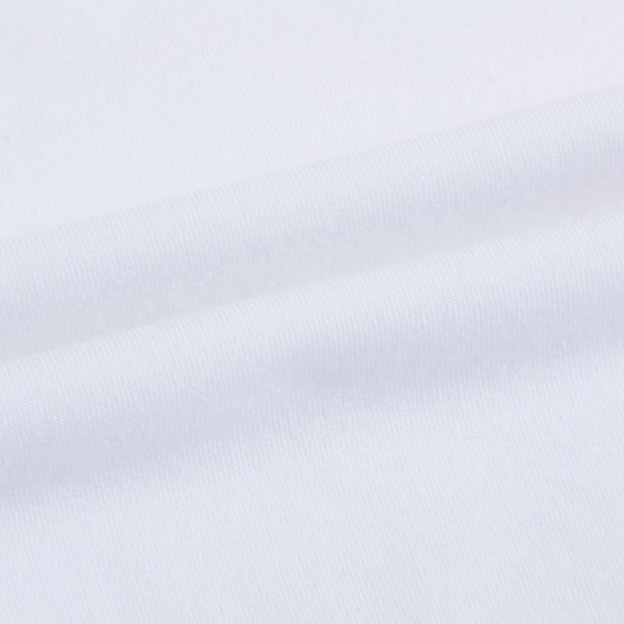 Girls White Cotton T-shirt