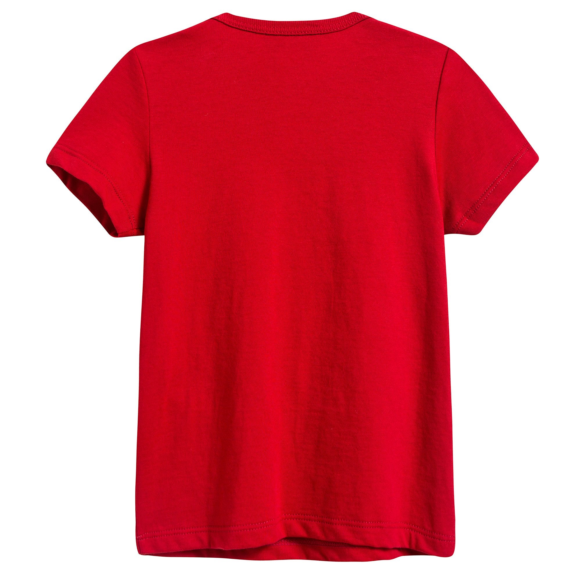 Baby Girls Red Cotton T-shirt