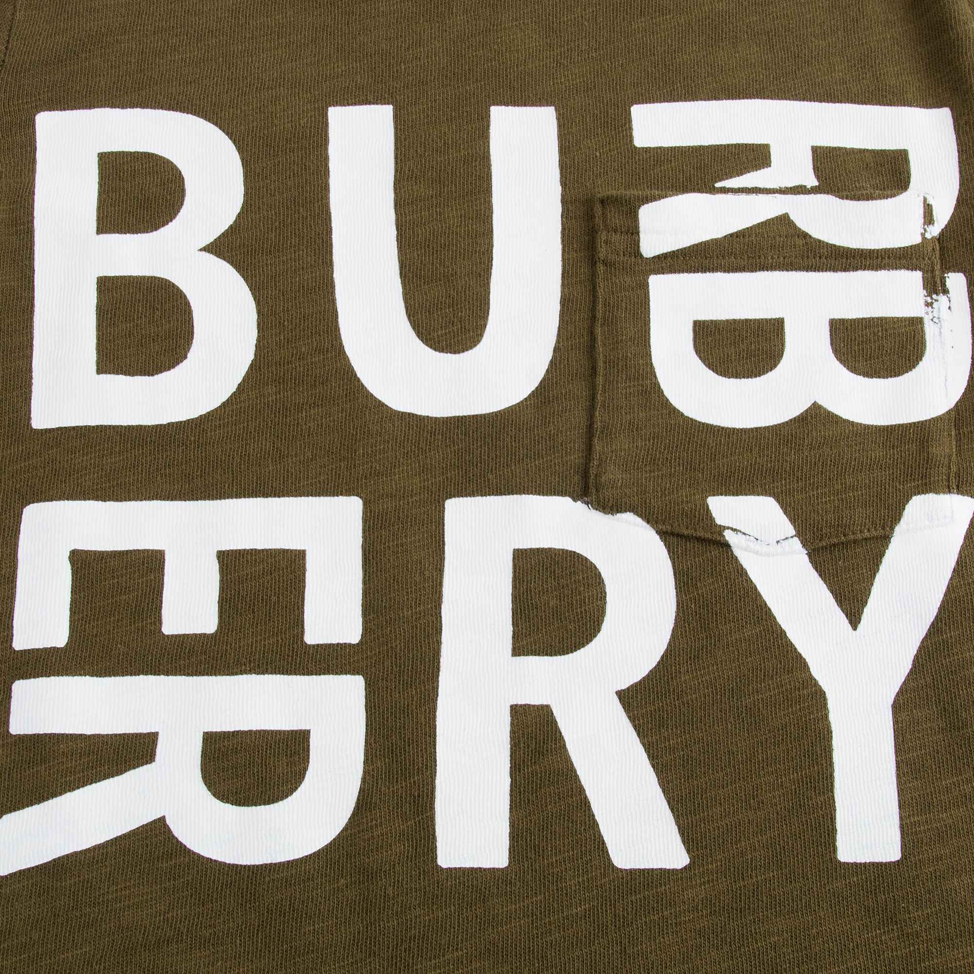 Boys Khaki Logo Cotton T-shirt