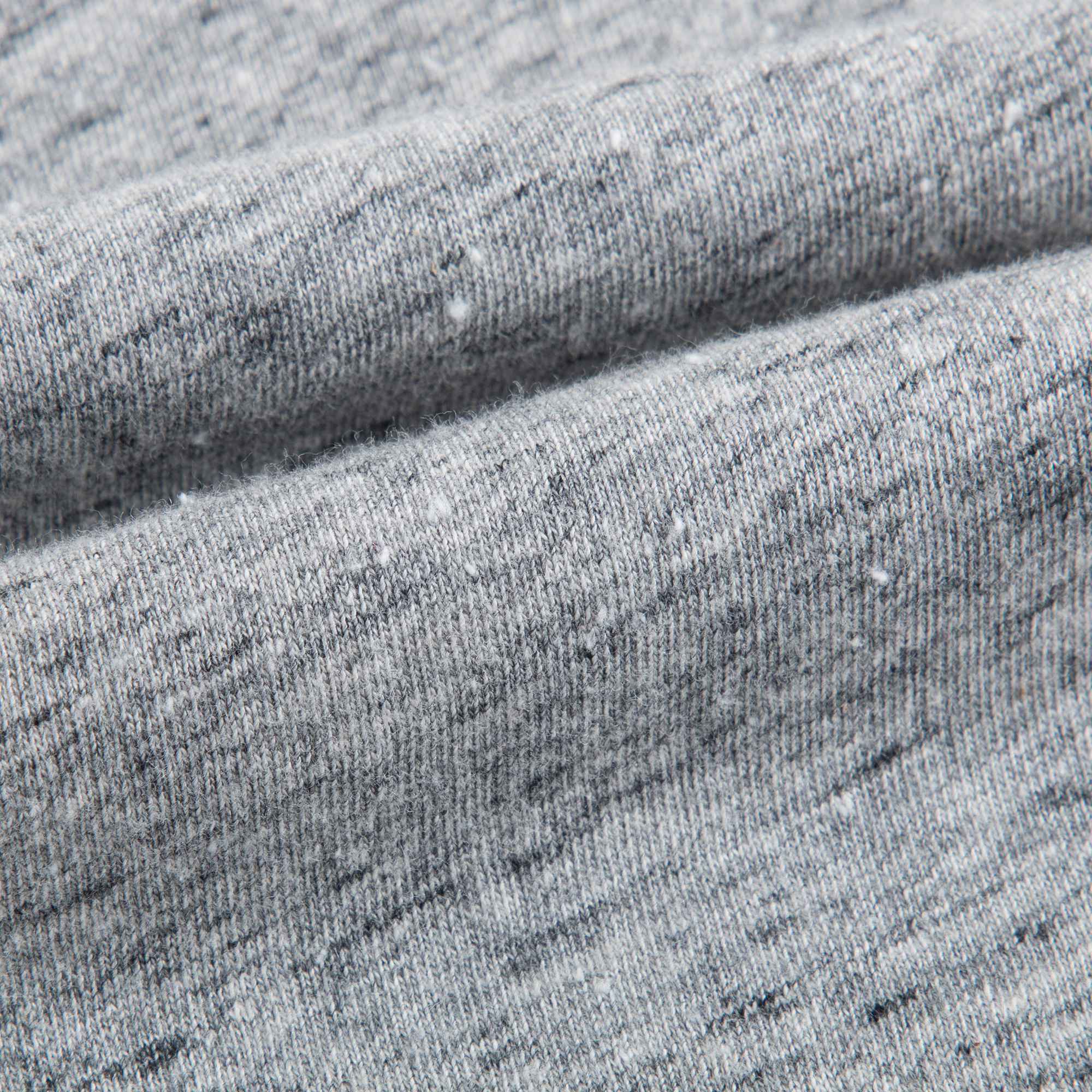 Girls Grey Melange Cotton T-shirt