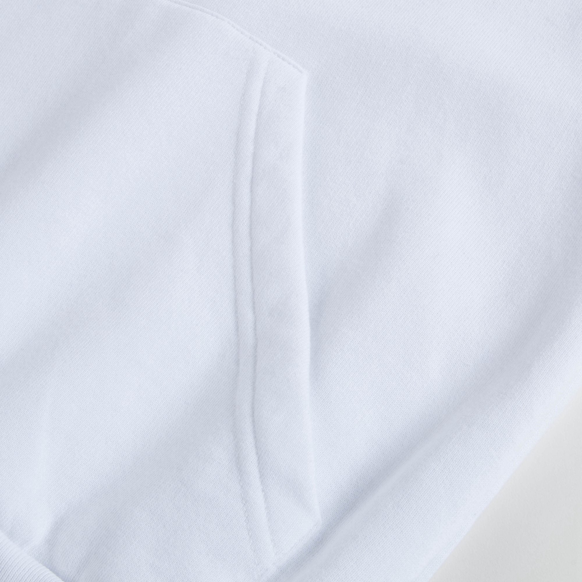 Girls & Boys White Logo Cotton Sweatshirt