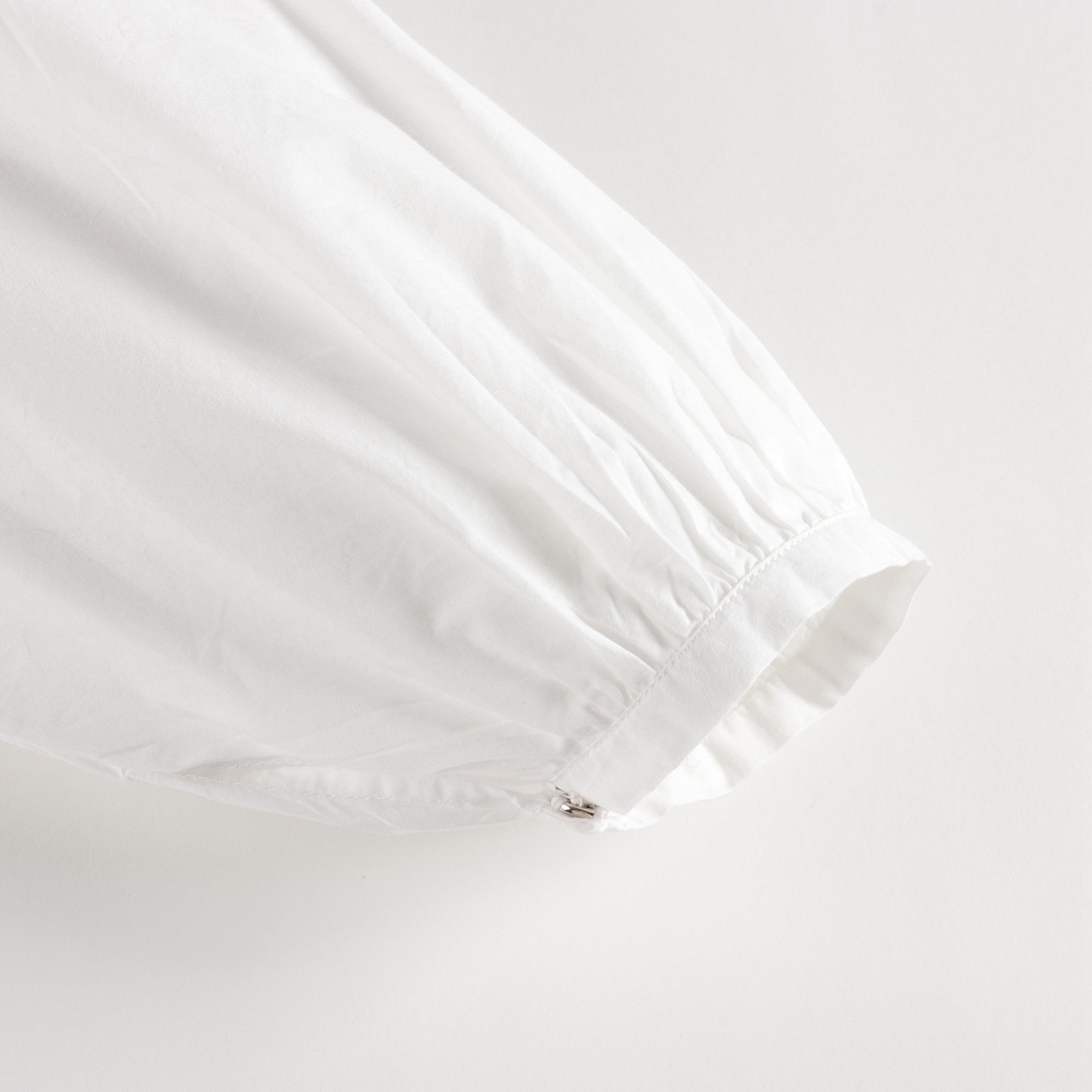 Girls White Cotton Shirt