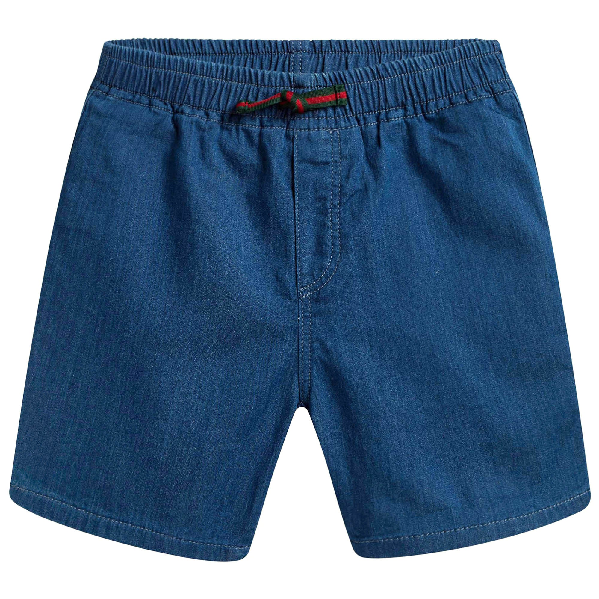 Baby Boys Blue Cotton Shorts