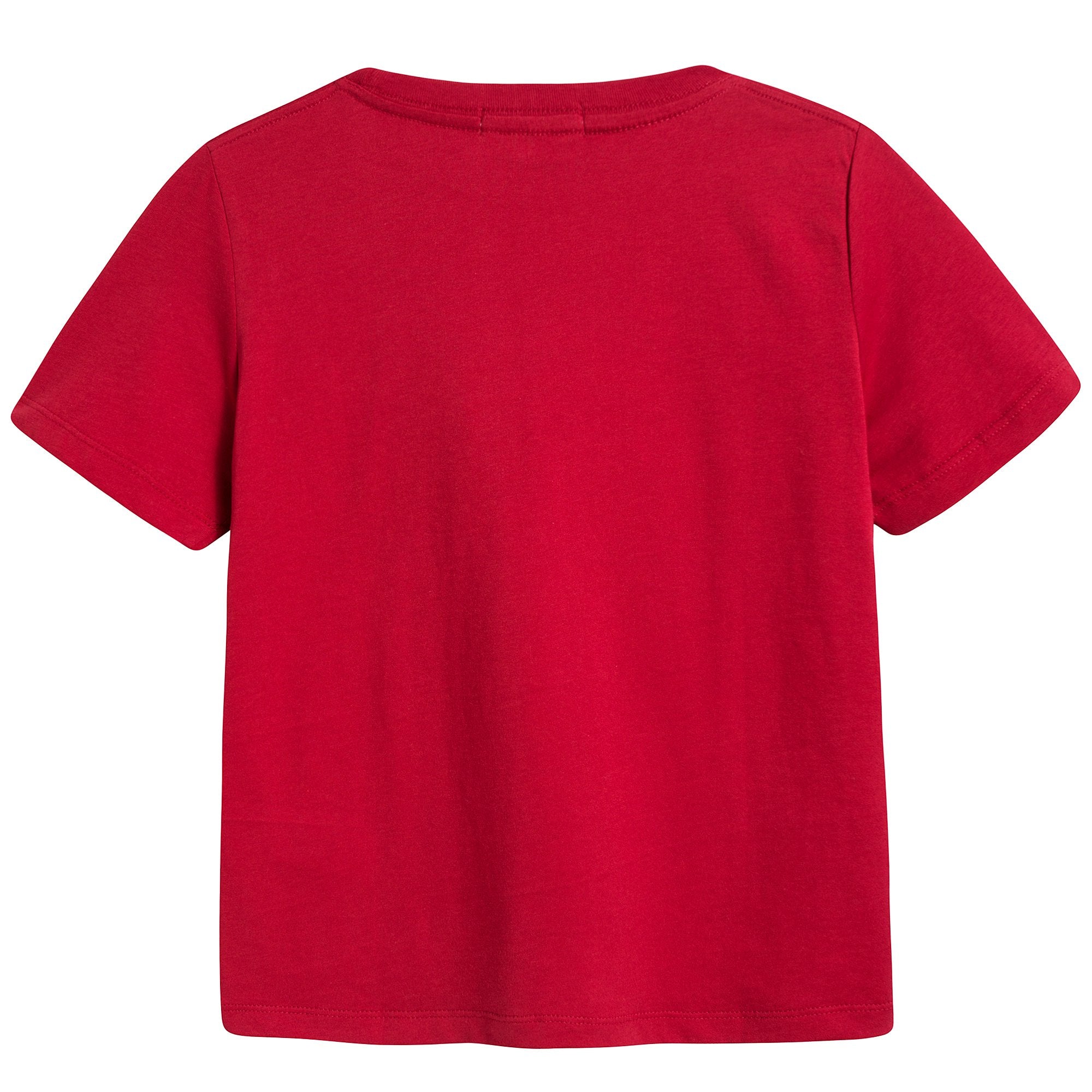 Boys Red Cotton T-shirt