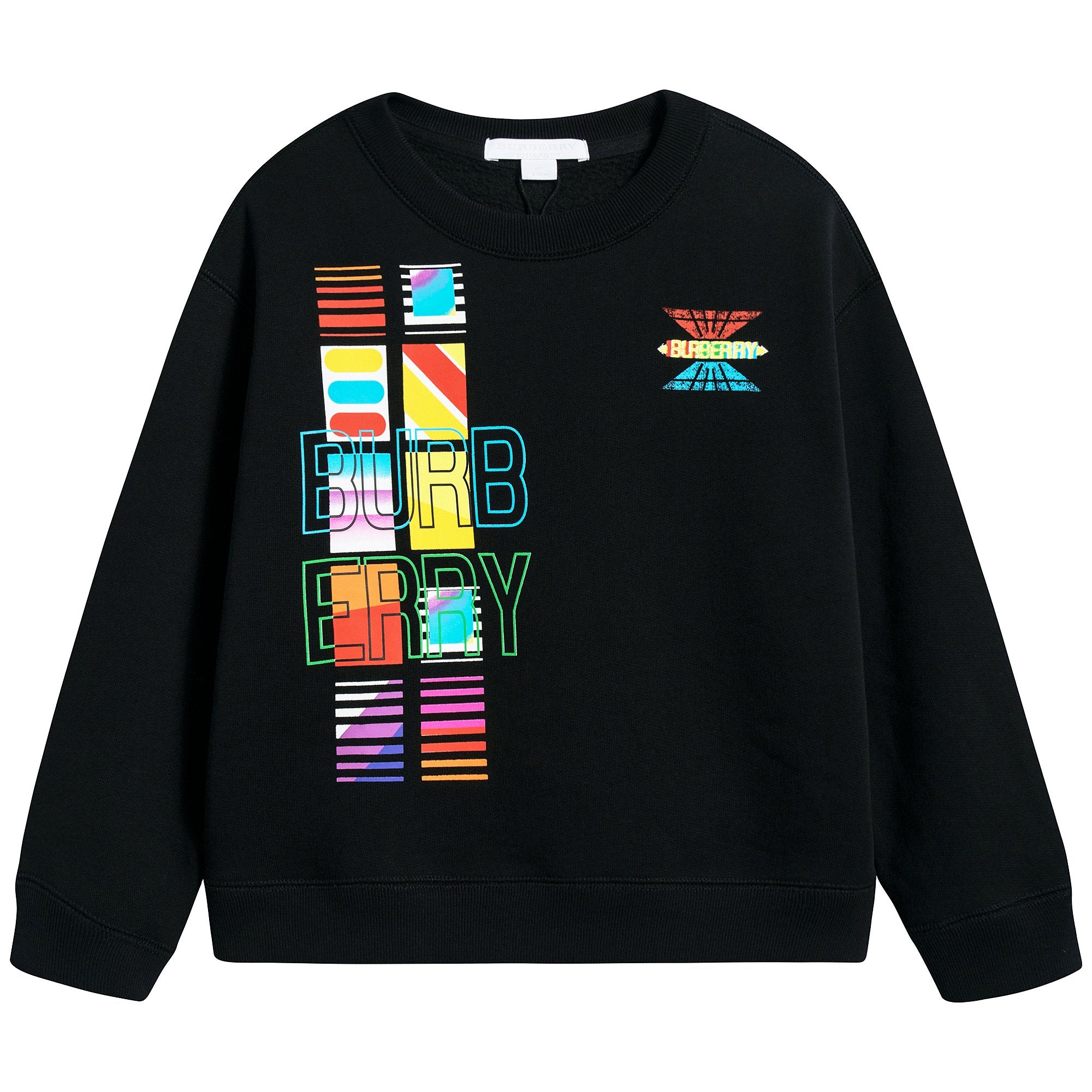 Boys Black Cotton Sweatshirt