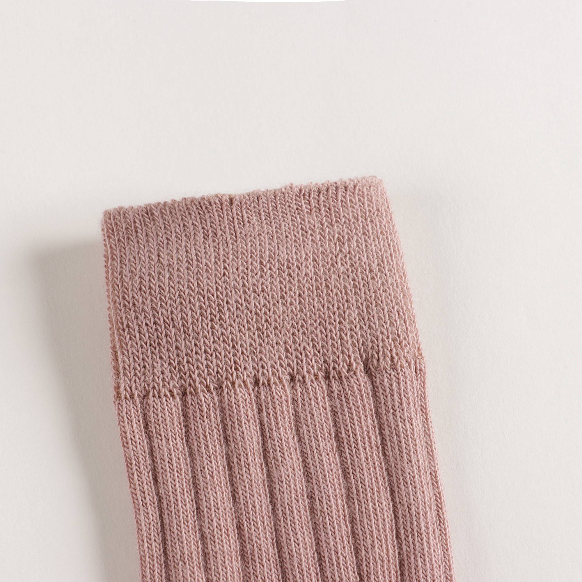 Girls Mauve Cotton Socks