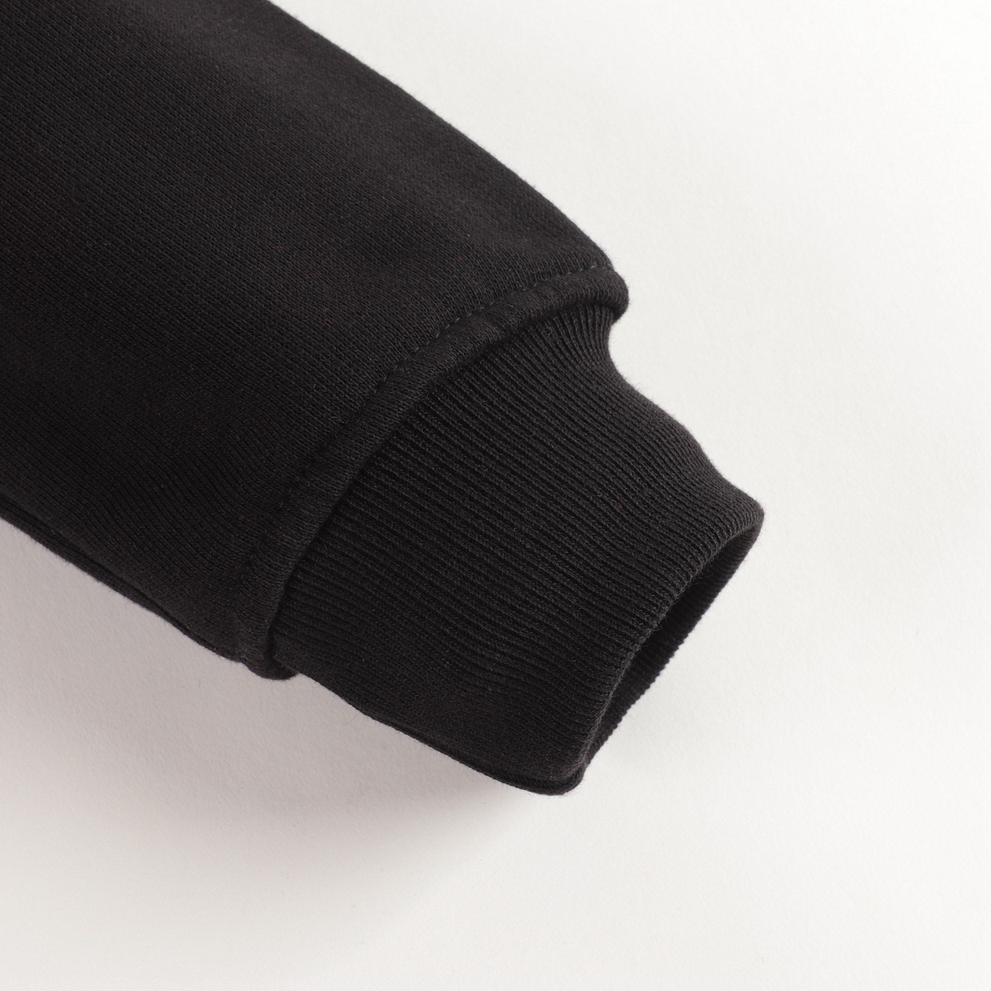 Boys & Girls Black Logo Hooded Sweatshirt