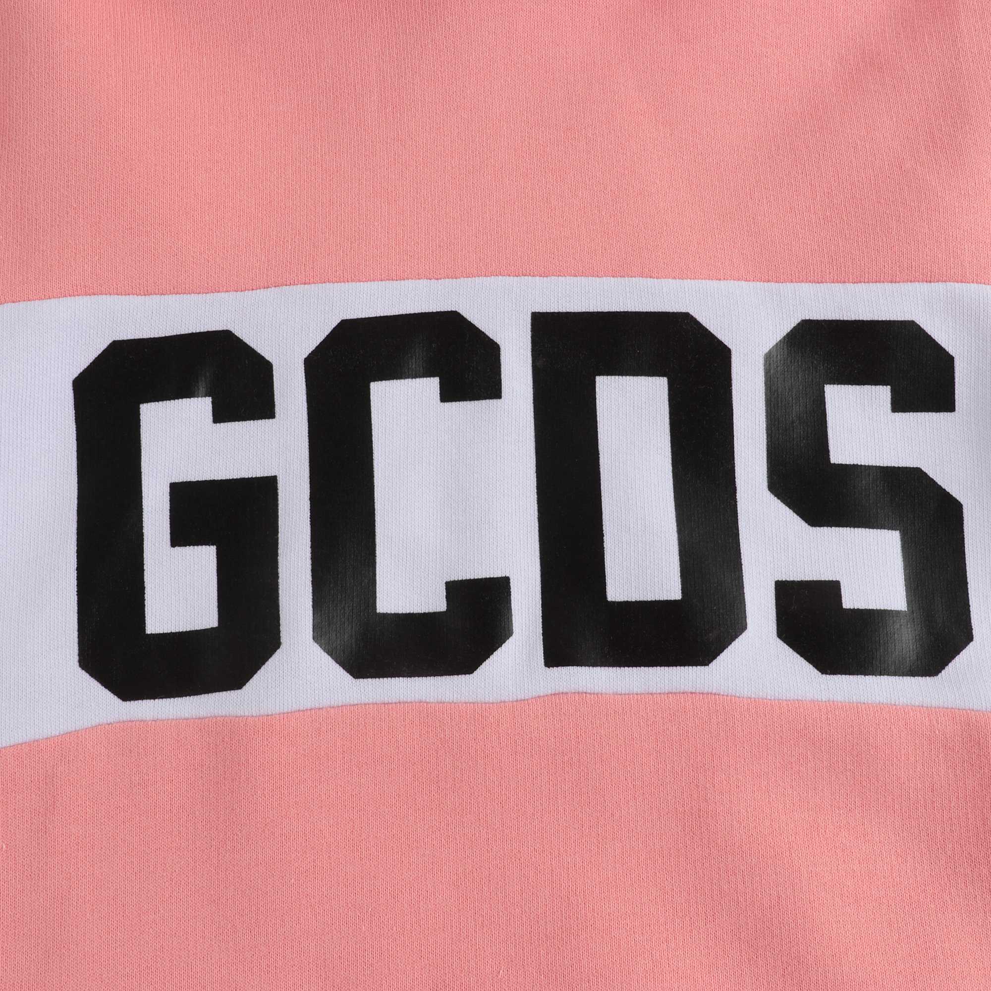 Boys & Girls Pink Logo Hooded Sweatshirt