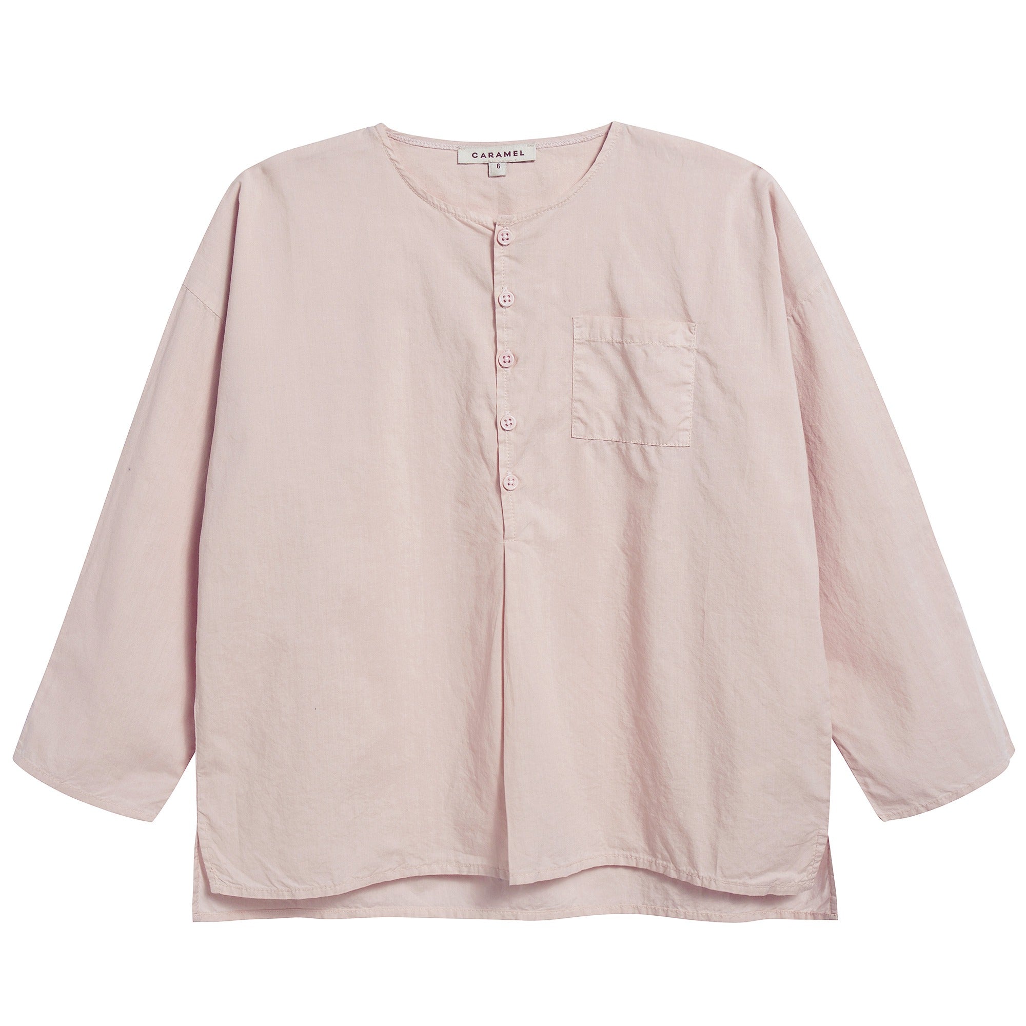 Girls Sand Cotton Woven T-shirt