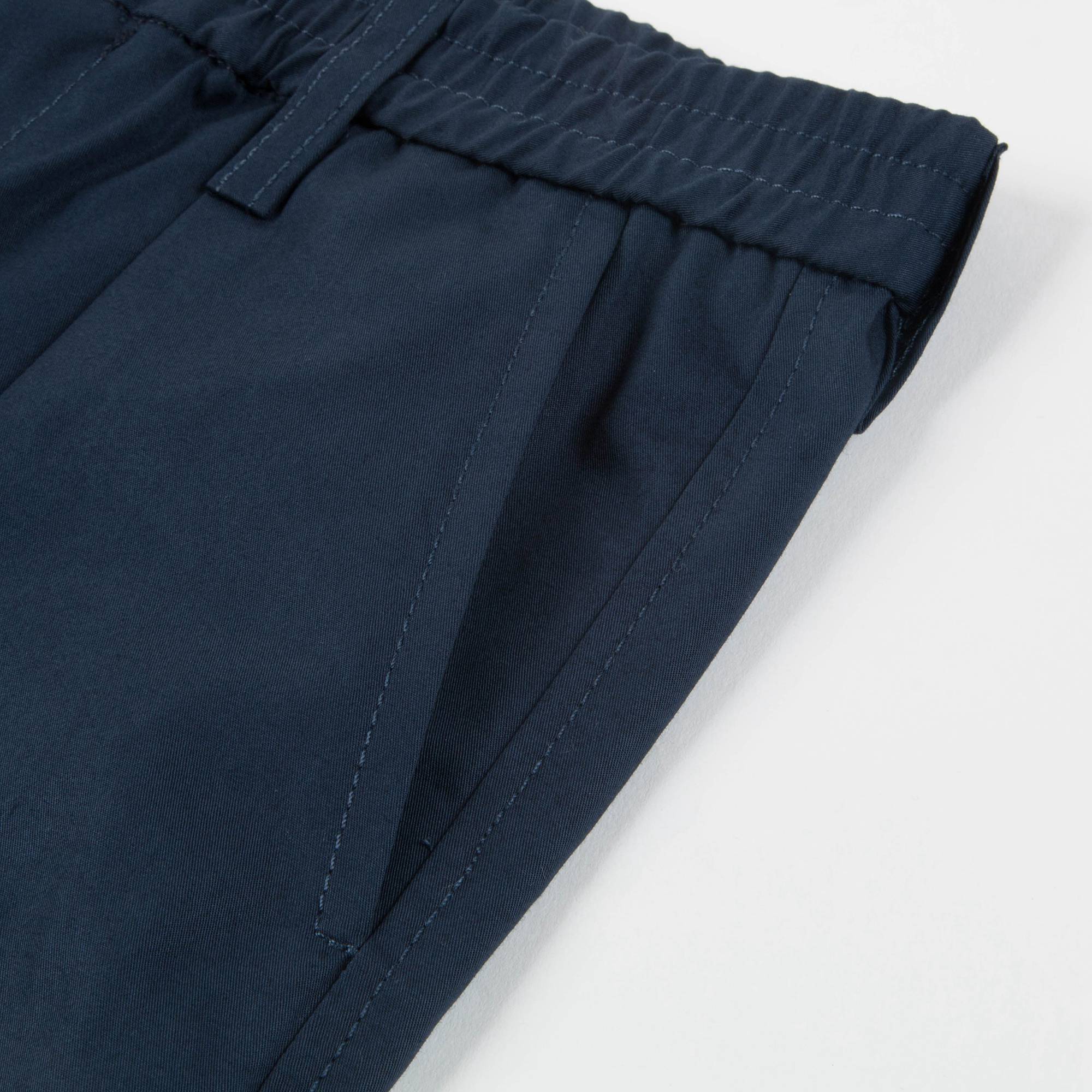 Boys Navy Blue Cotton Trousers