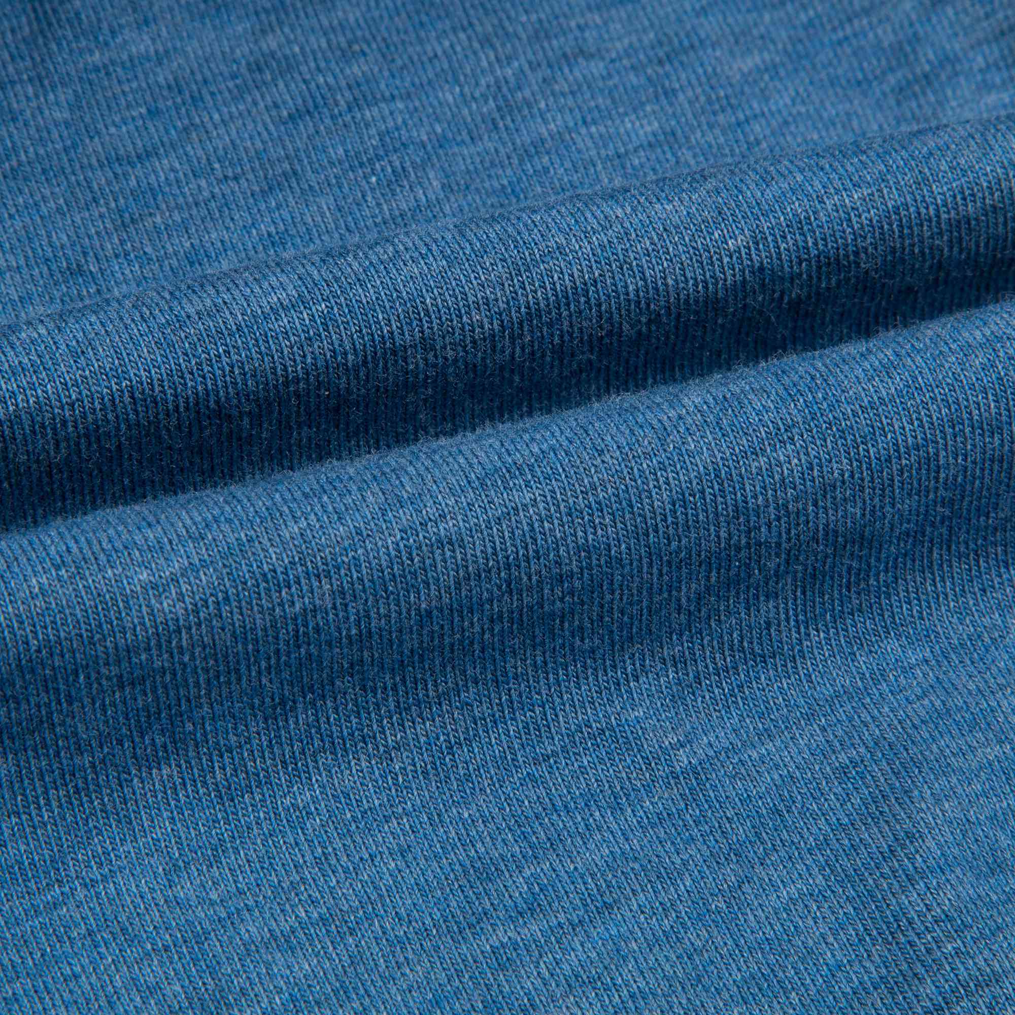 Girls Denim Blue Nylon Knitted Skirt