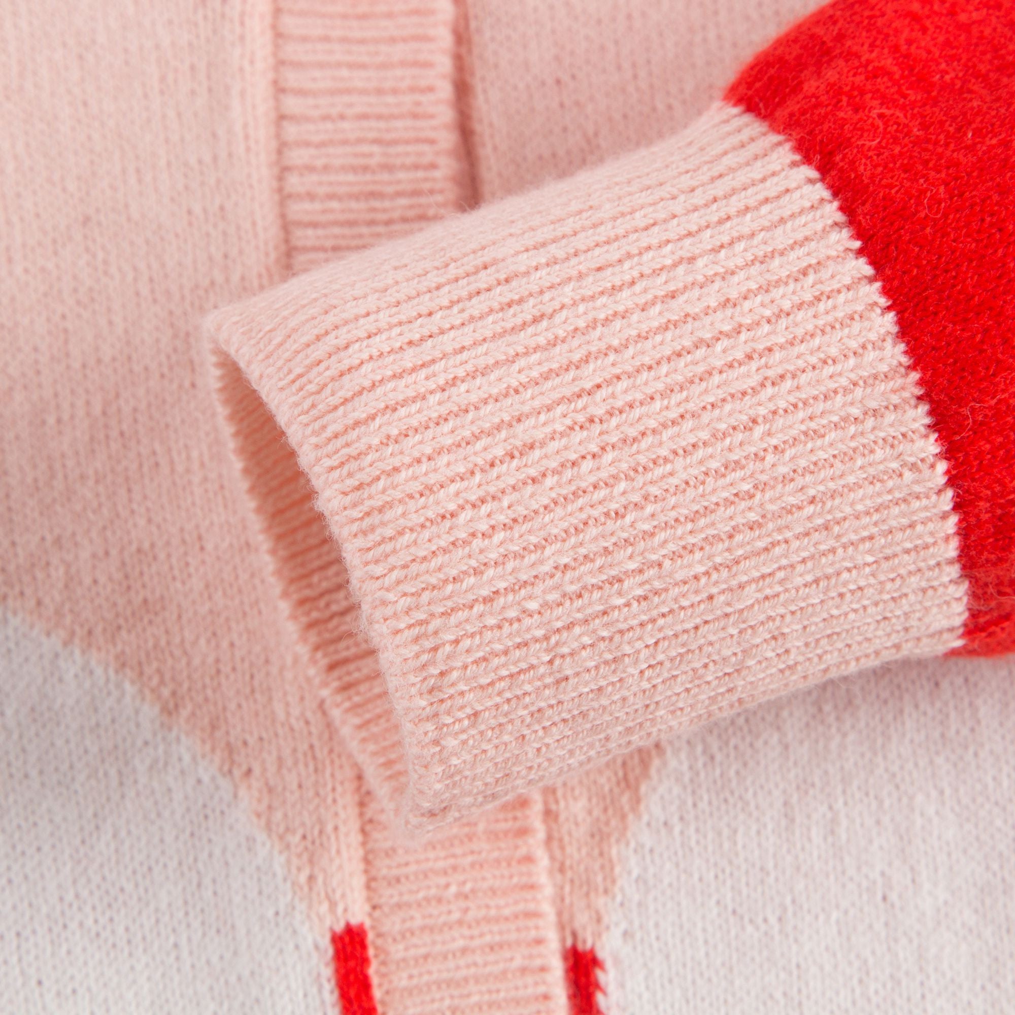 Baby Girls Red Lauren Swan Cardigan
