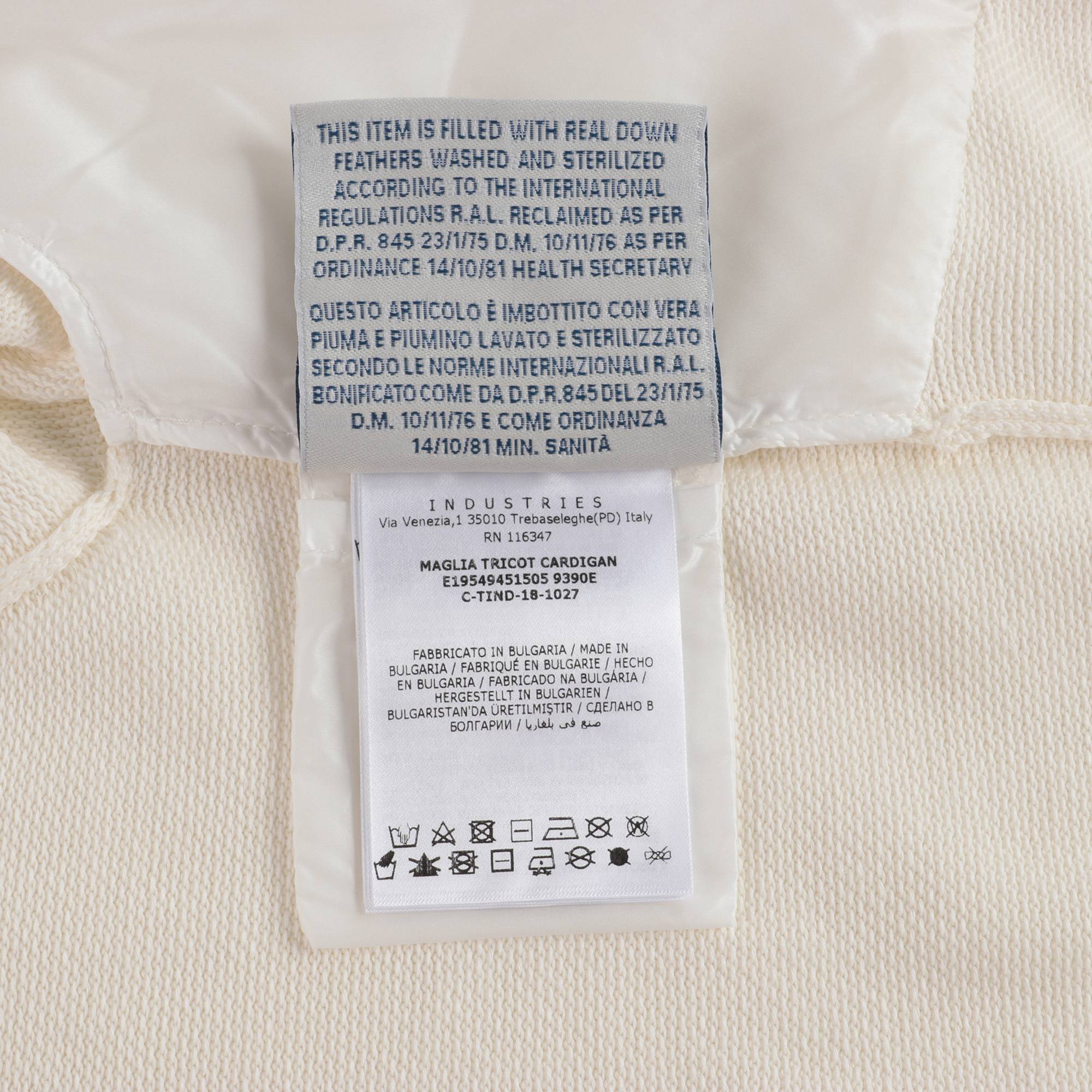 Girls Rice White "MAGLIA TRICOT" Cardigan