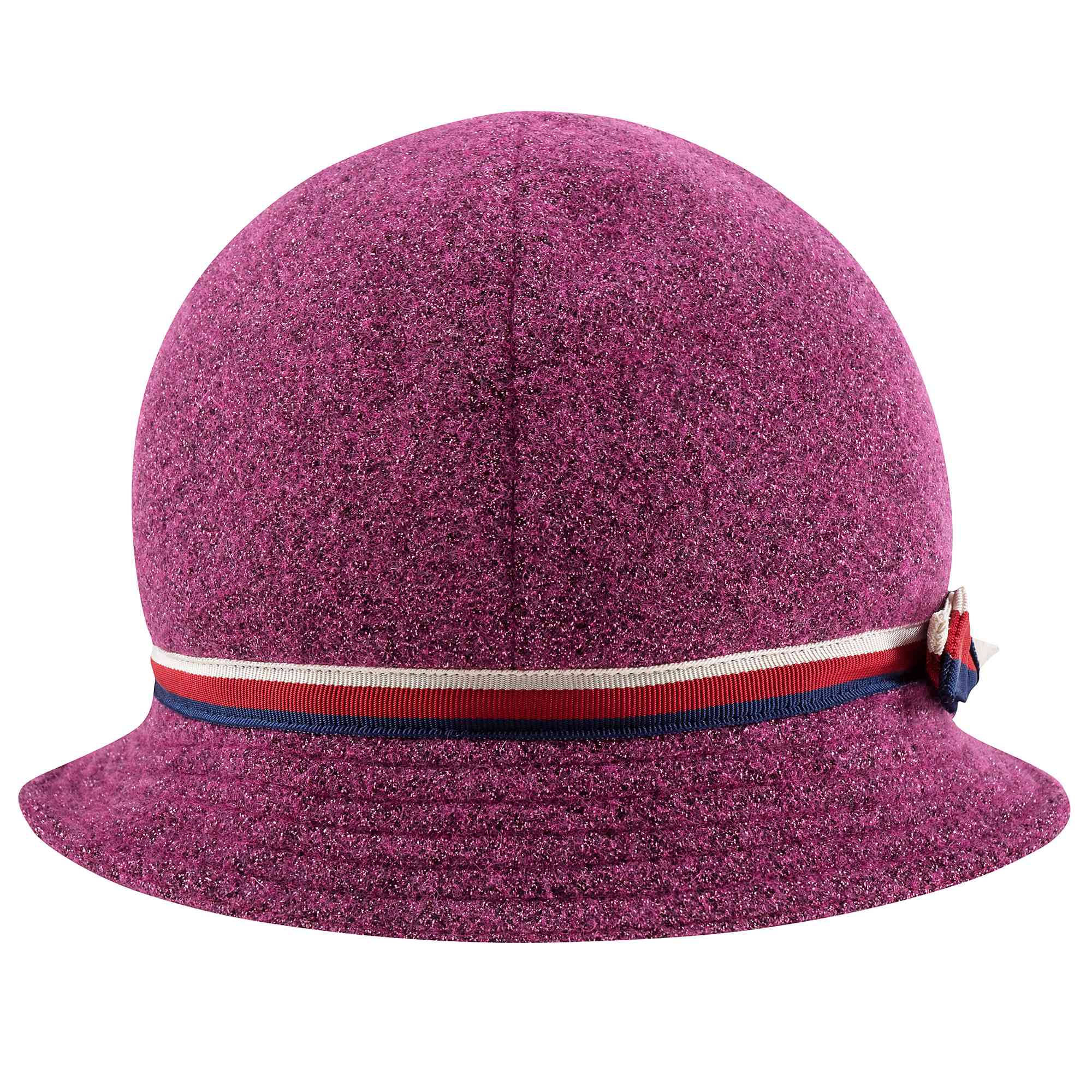 Girls Pink Felted Wool Hat