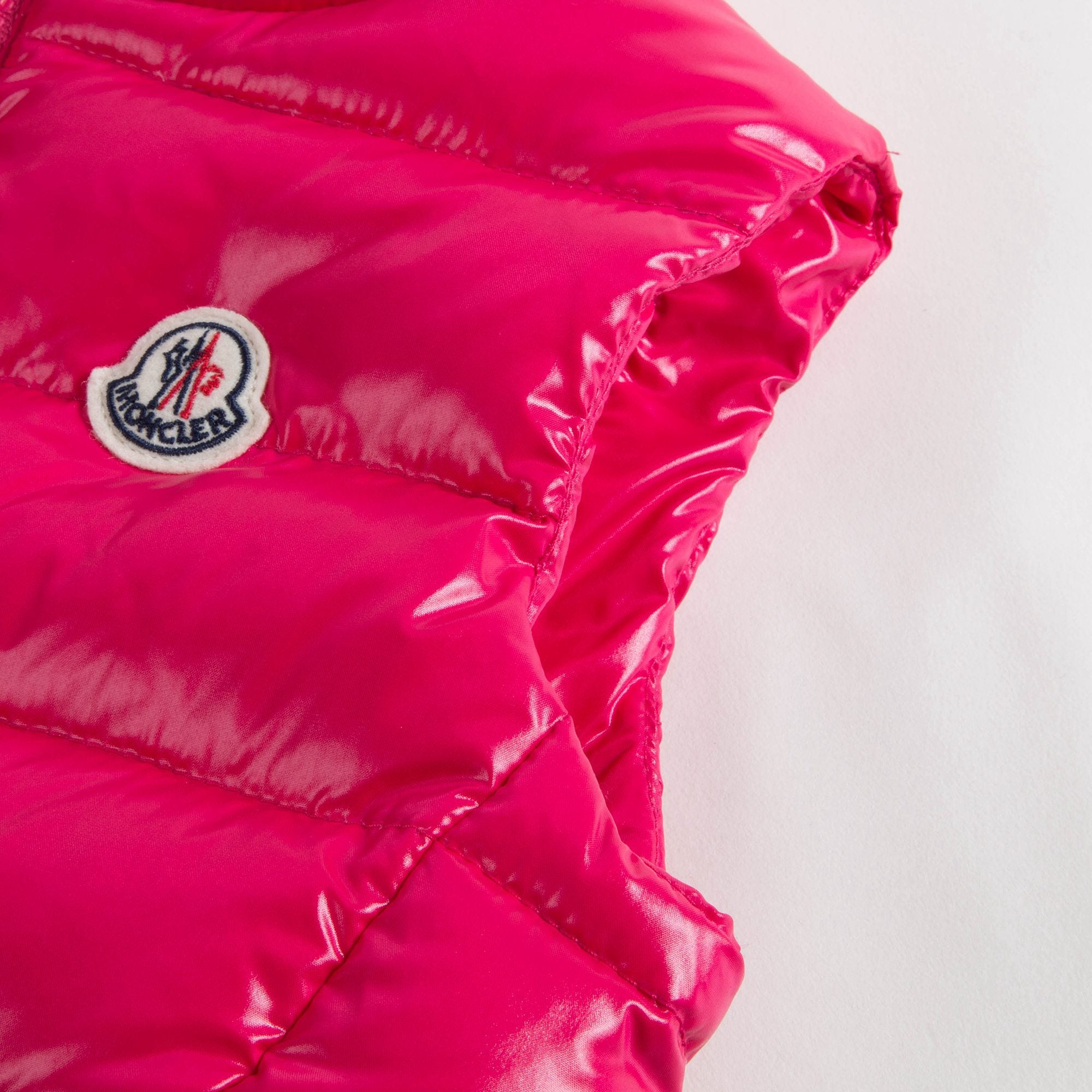 Girls Fuchsia 'GHANY' Padded Down Gilet