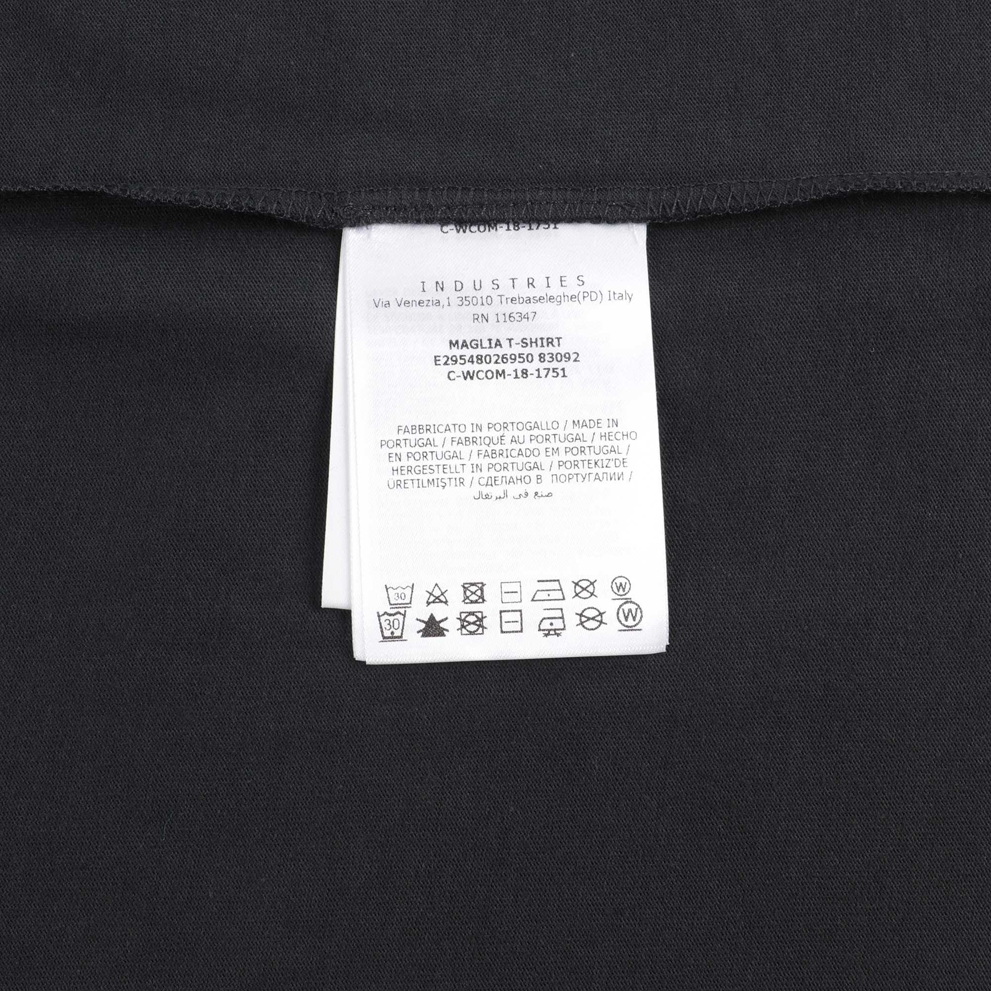 Boys Black "MAGLIA" Cotton T-shirt