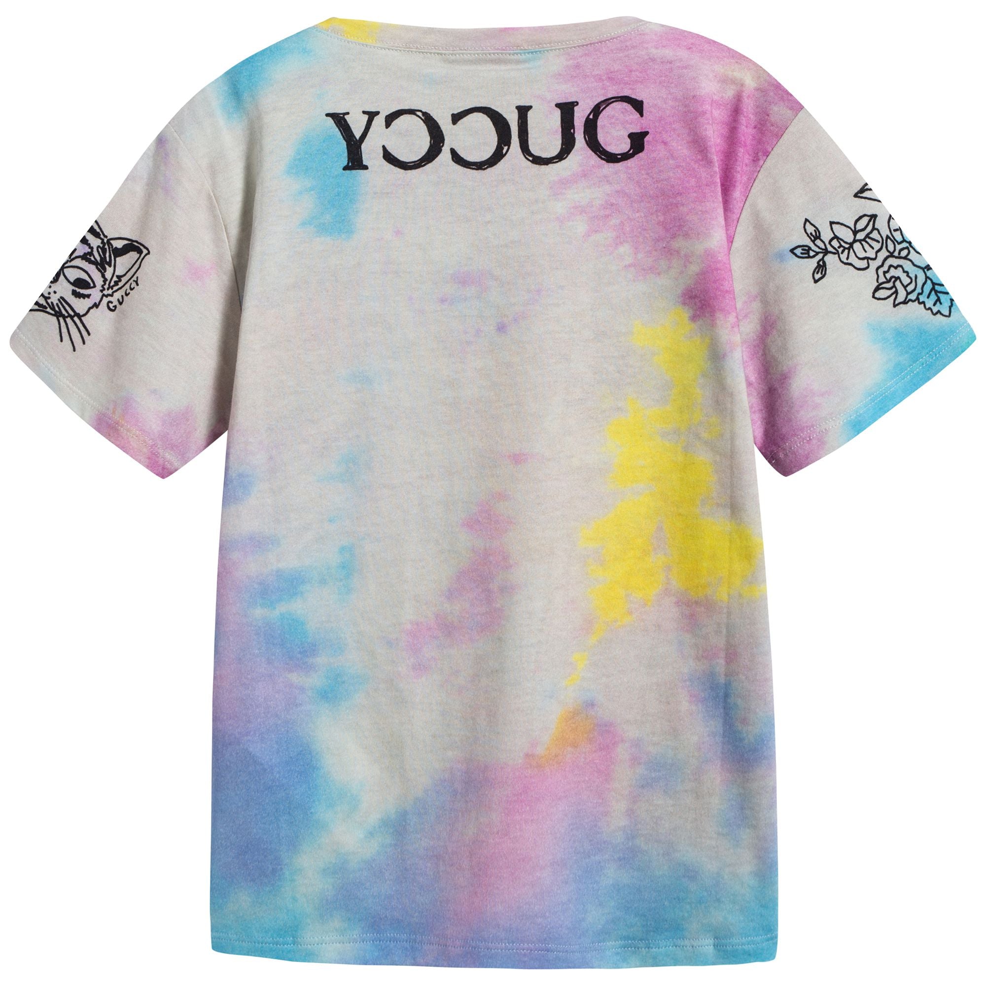 Girls Ivory Printing Cotton T-shirt