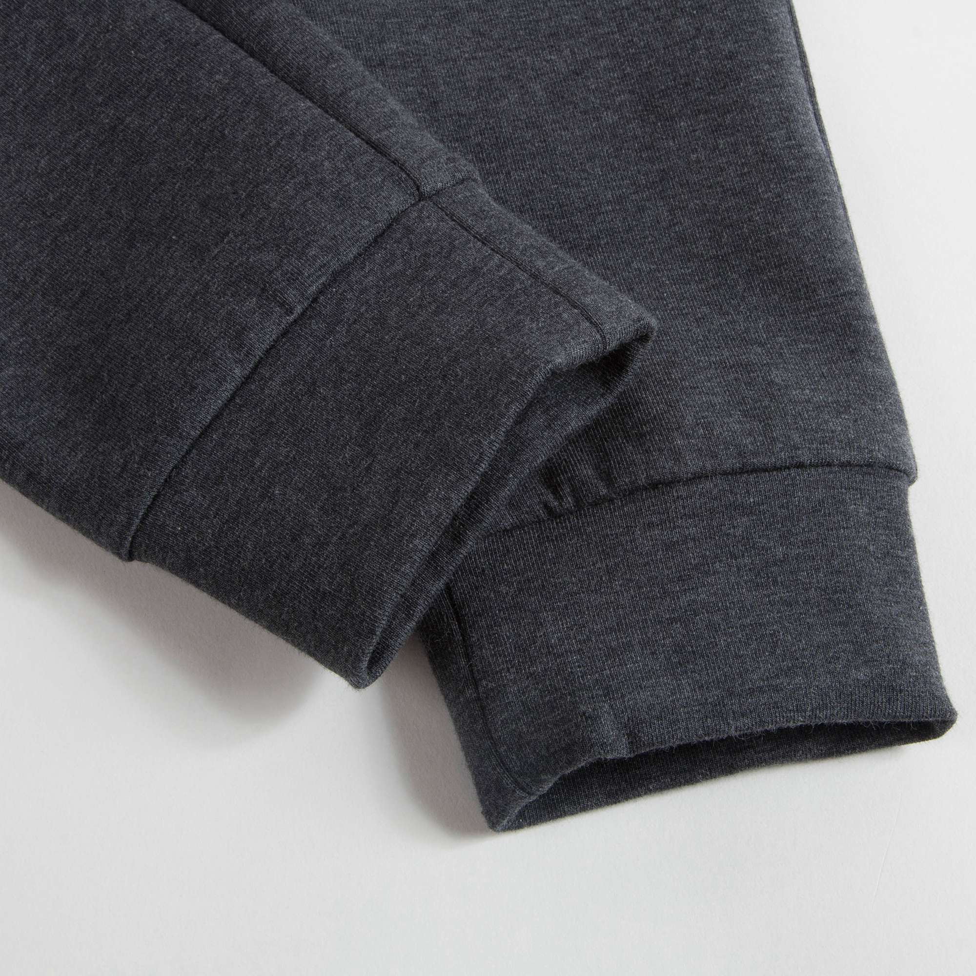 Boys Marl Grey Anthracite Cotton Trousers