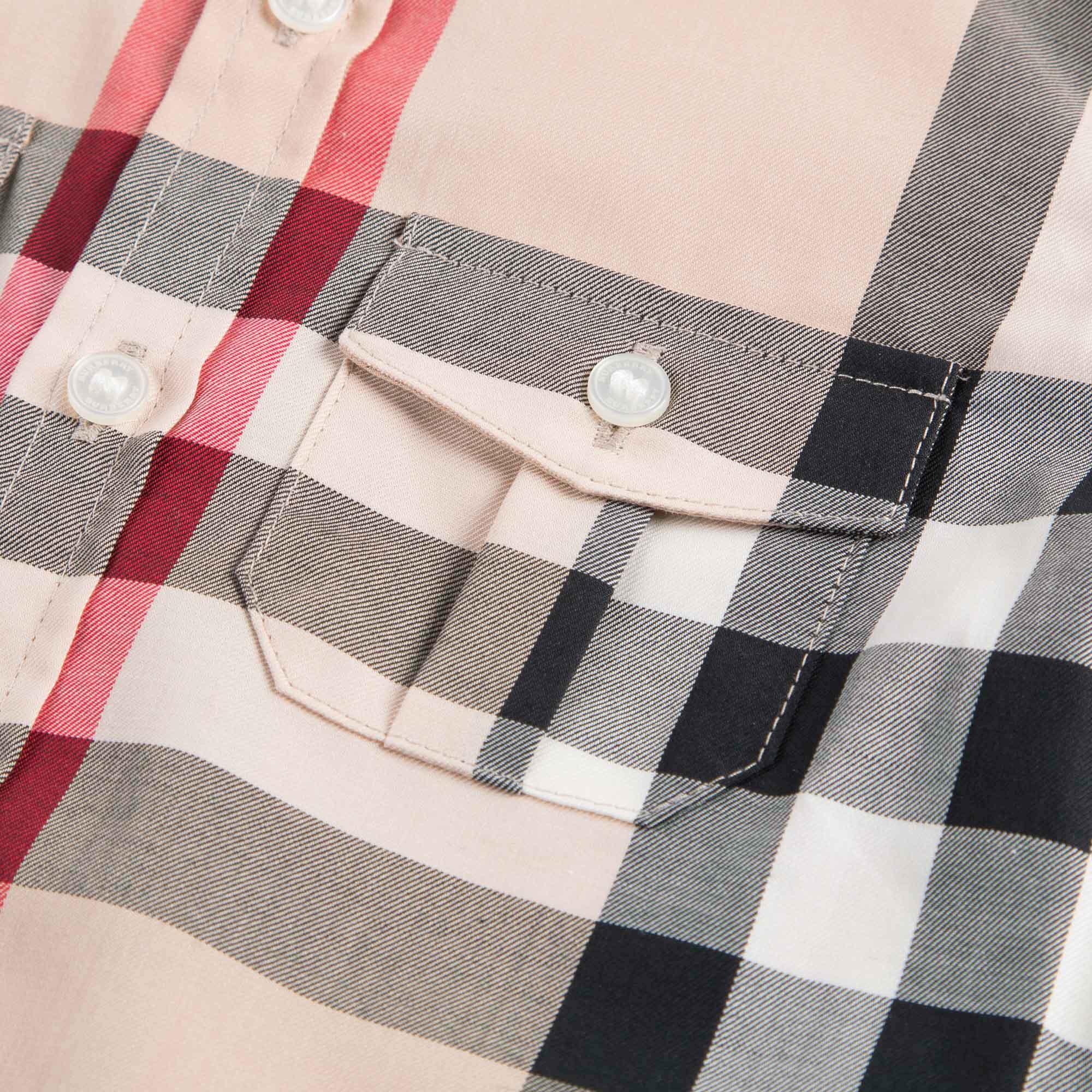 Baby Boys Classic Check Shirt With Pockets