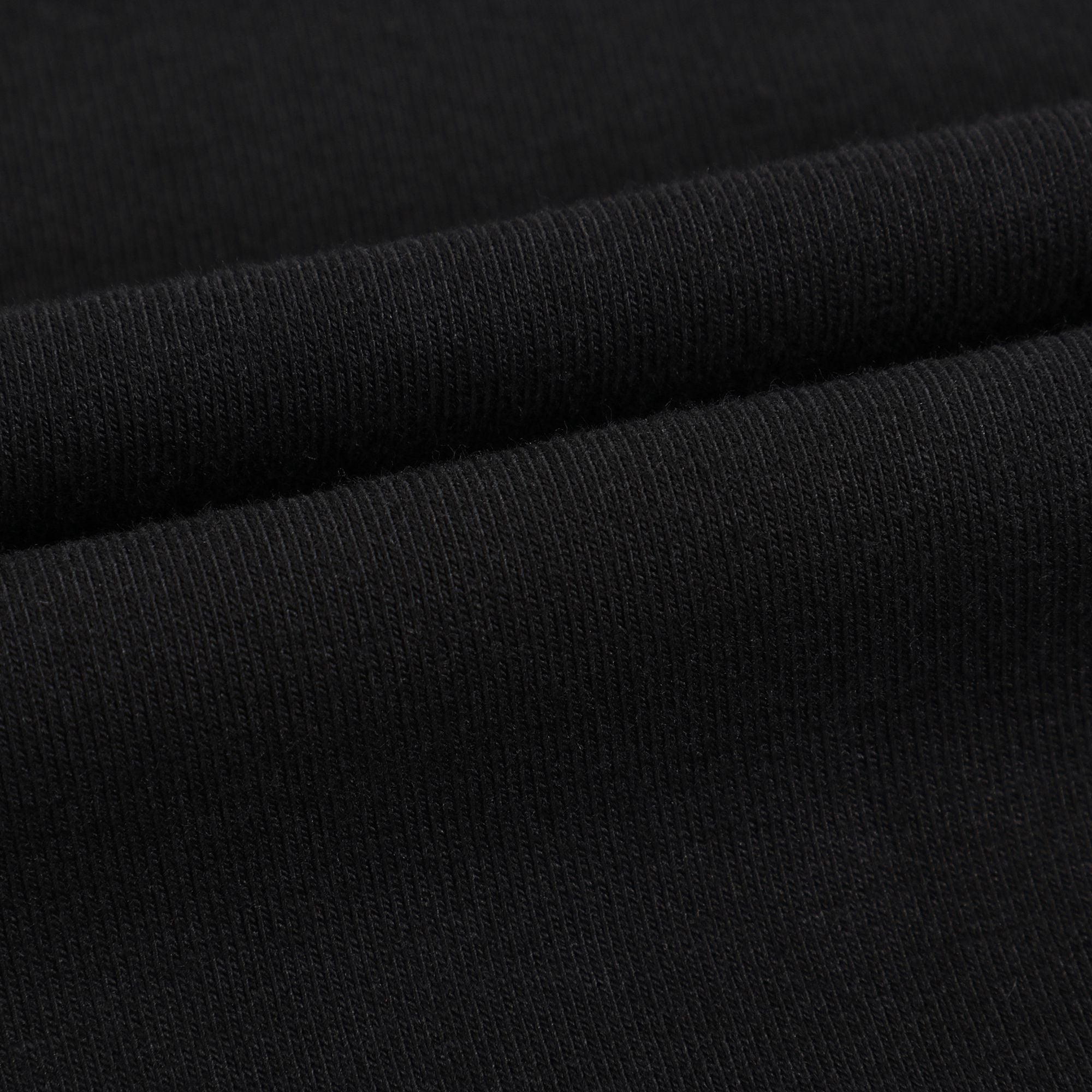 Girls Black Logo Cotton T-shirt