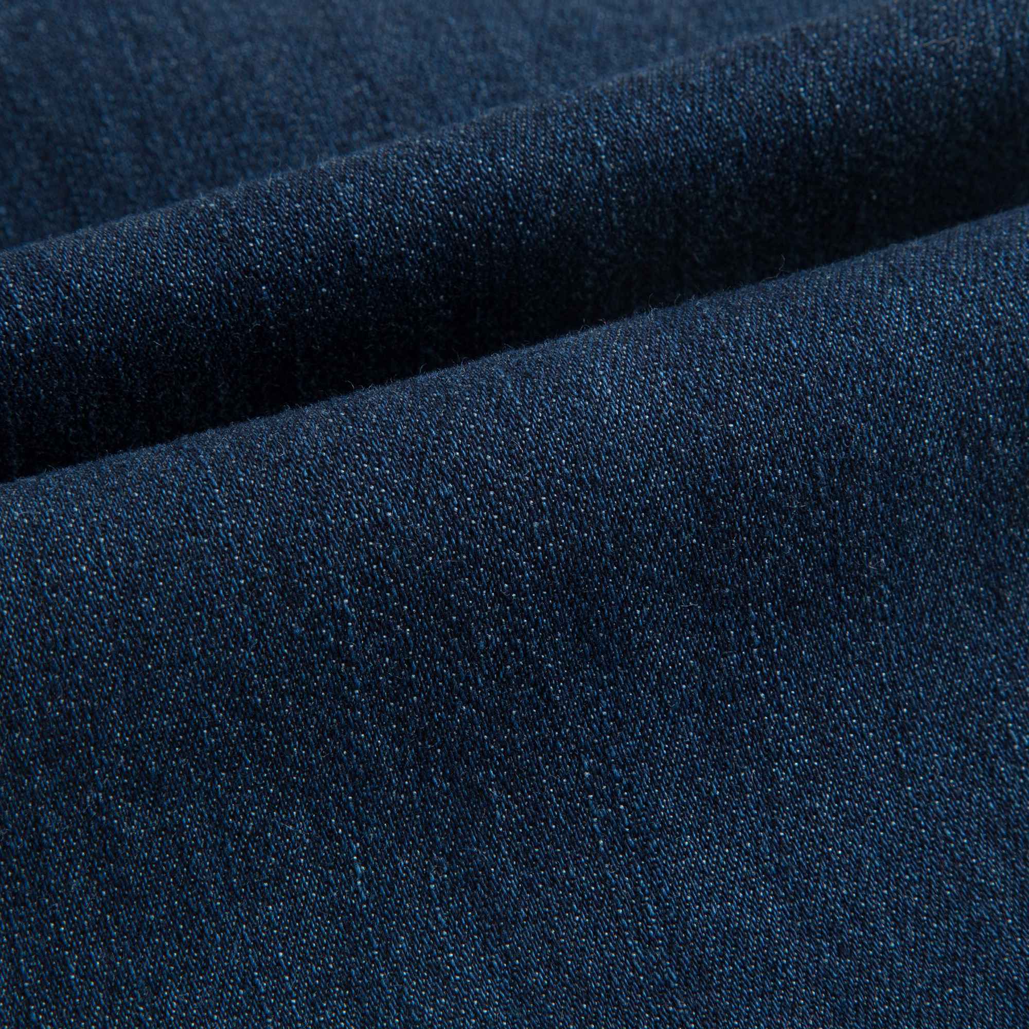 Girls Denim Blue Cotton Trousers
