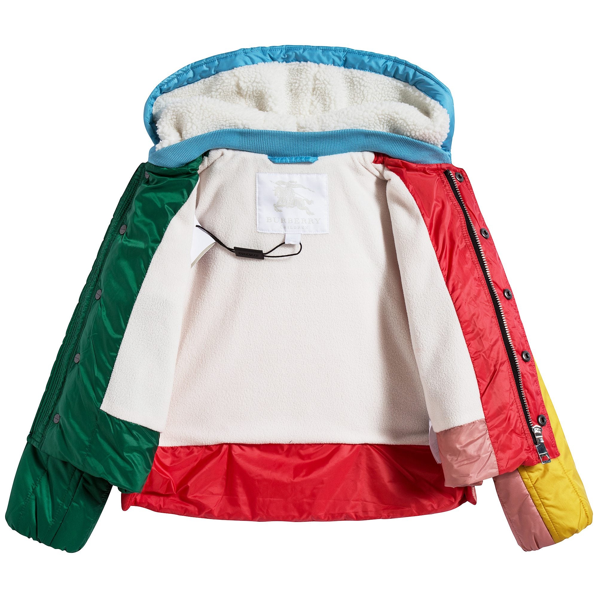 Baby Girls Bright Orange Red Coat