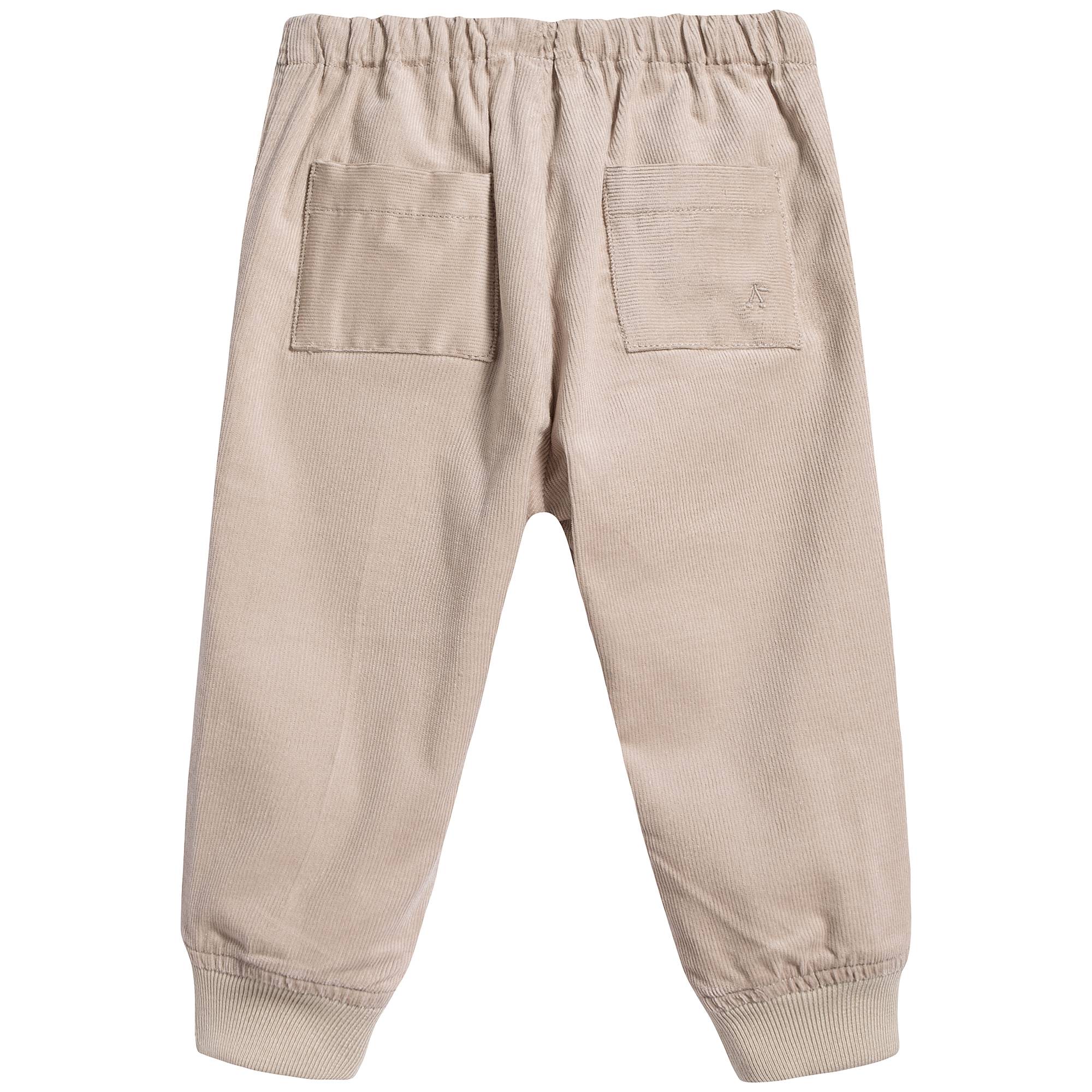 女小童米黄色裤子