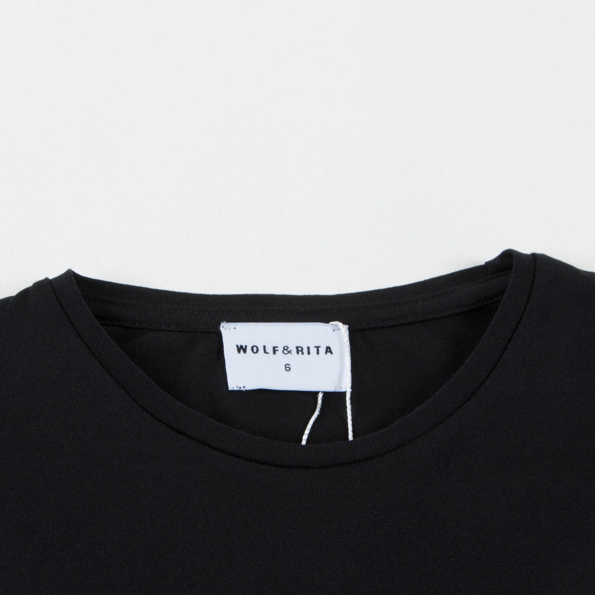 Girls Black Cotton Top